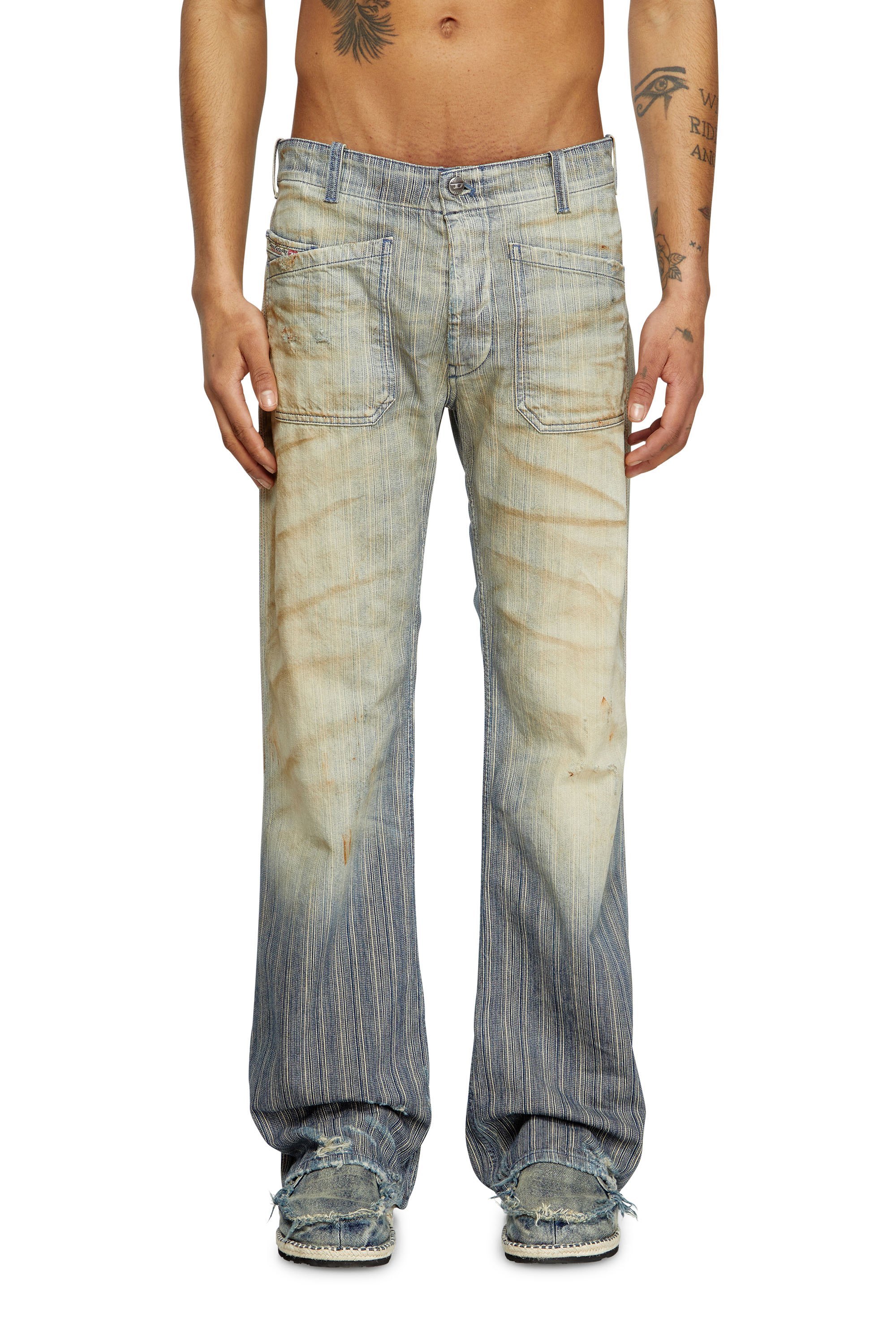 Diesel - Herren Bootcut Jeans D-Moorix 09L55, Mittelblau - 2