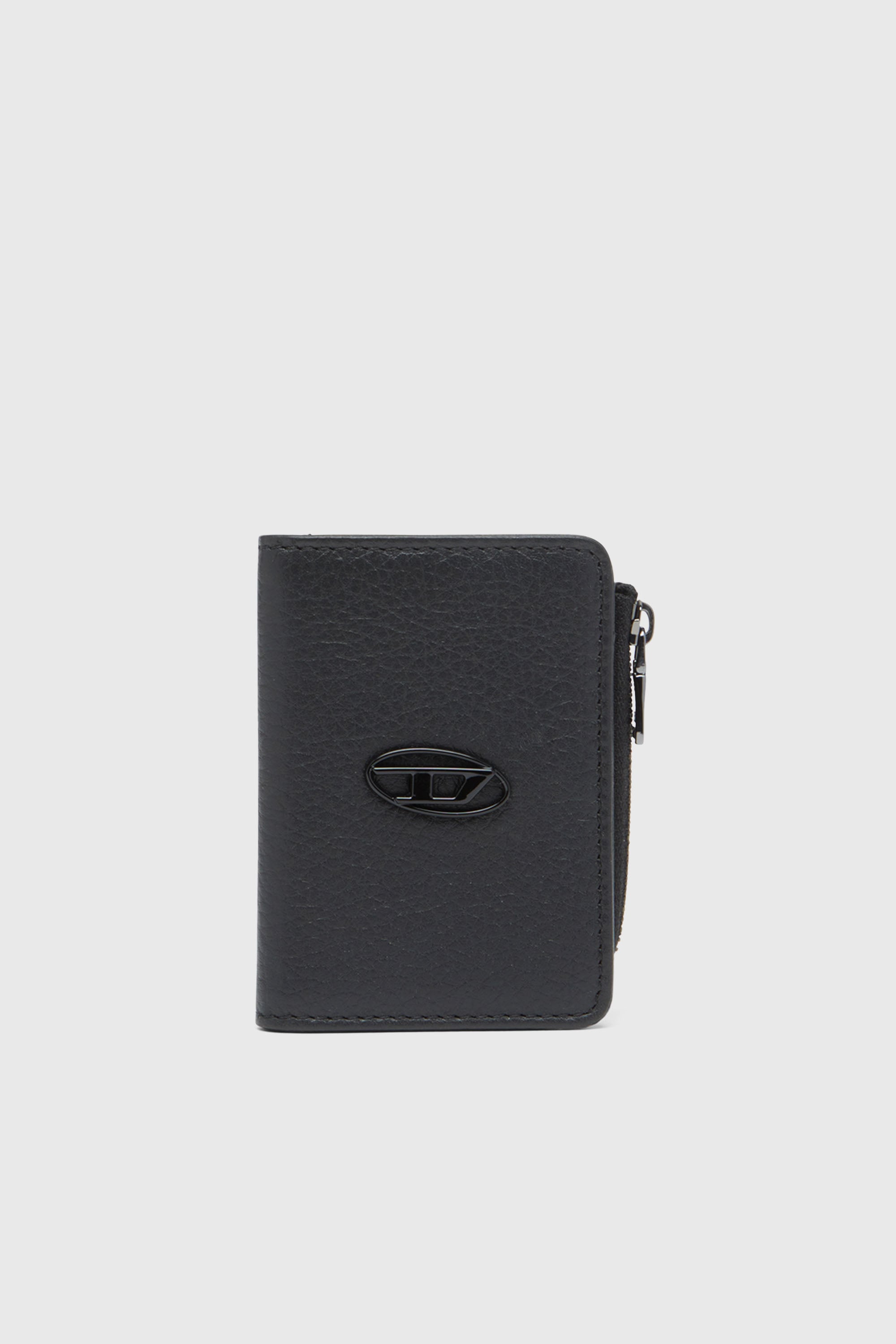 Diesel - HISSU EVO CARD HOLDER L, Herren Kartenetui aus Leder in Schwarz - 1