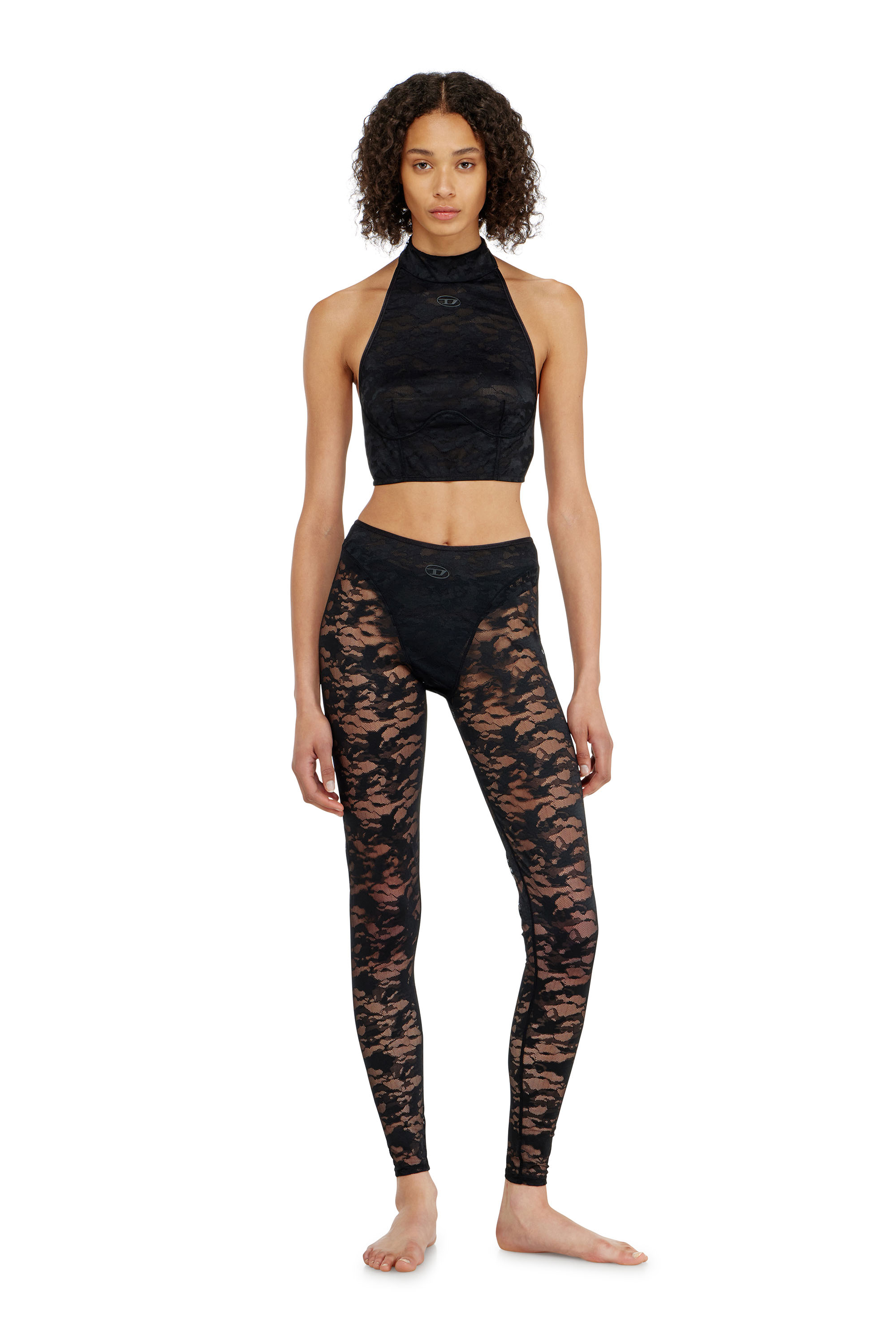 Diesel - MARCIA-UTLT, Damen Spitzen-Bralette mit Neckholder in null - 3