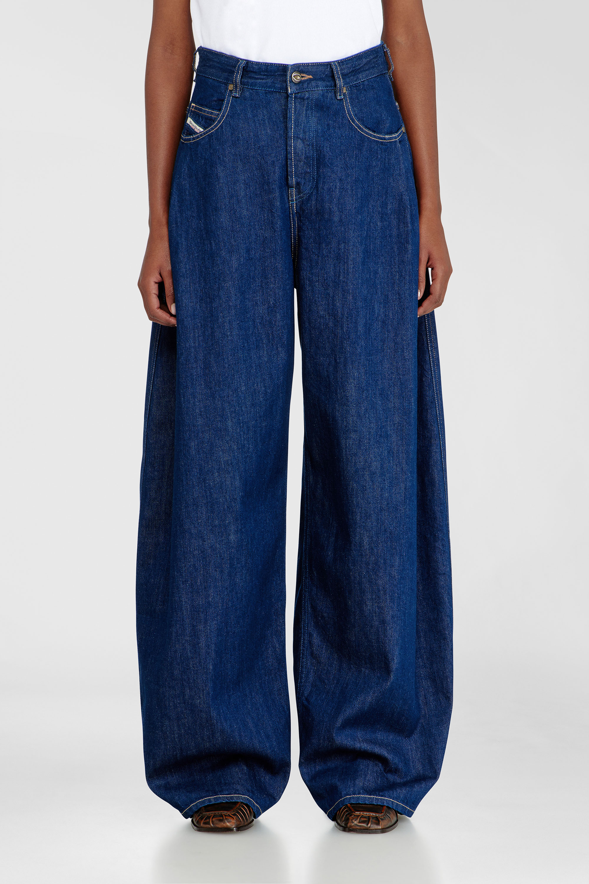 Diesel - Damen Relaxed Jeans 1987 D-Khelz 09Q09, Dunkelblau - 1