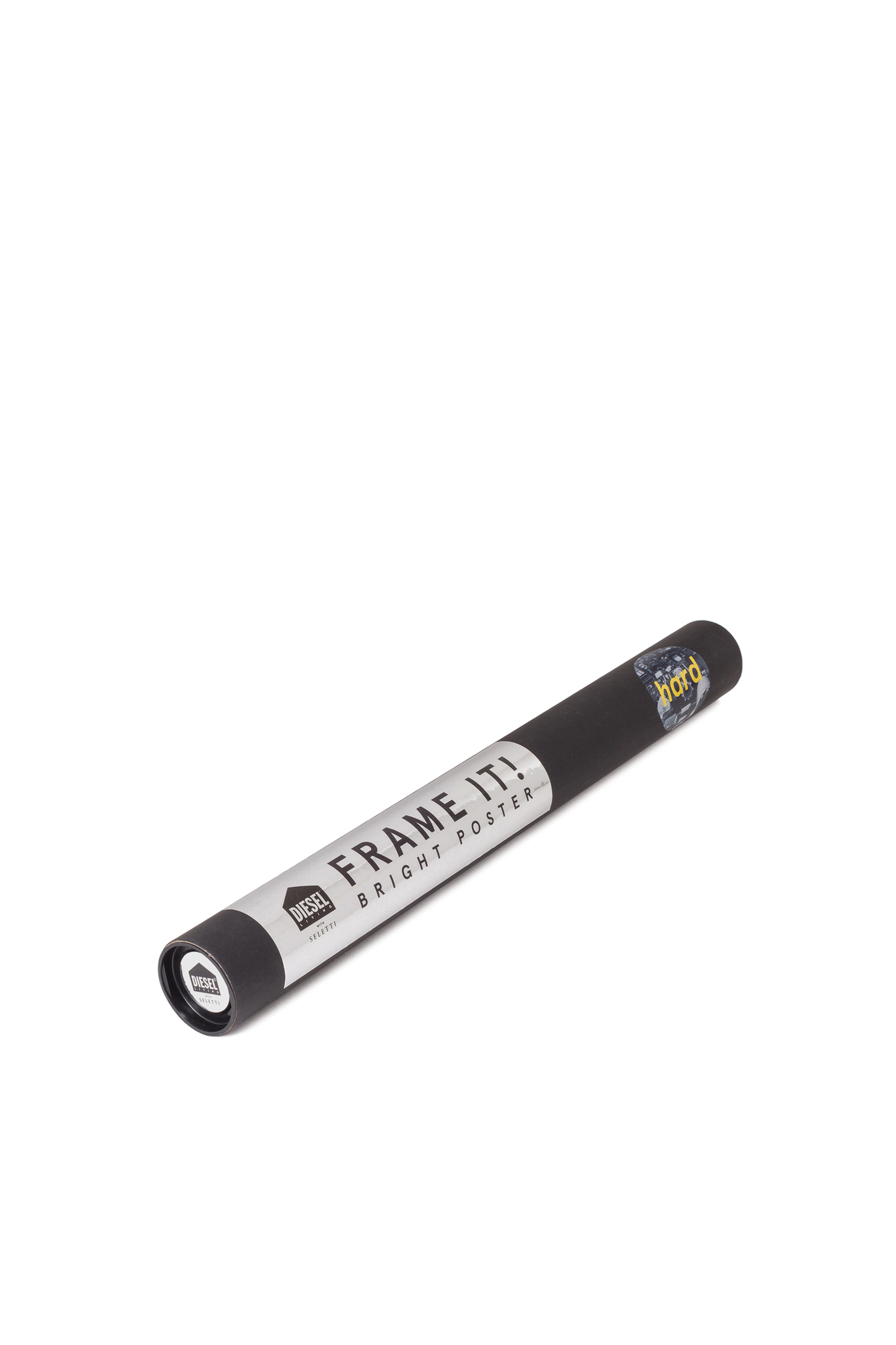 Diesel - 11032 FRAME IT!, Unisex Poster "Hard" in Silber - 2
