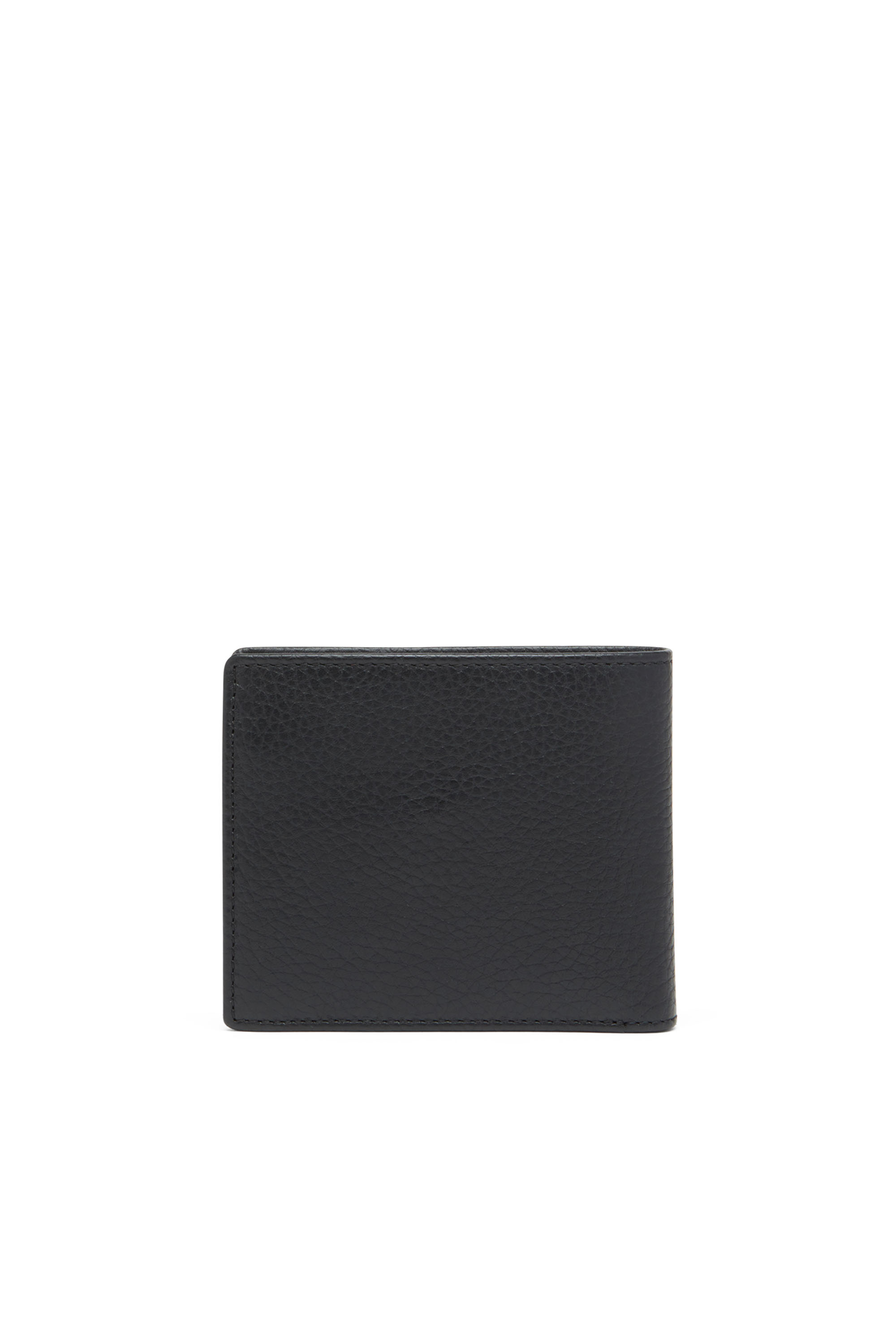 Diesel - BI FOLD COIN S, Herren Faltportemonnaie aus genarbtem Leder in Schwarz - 2