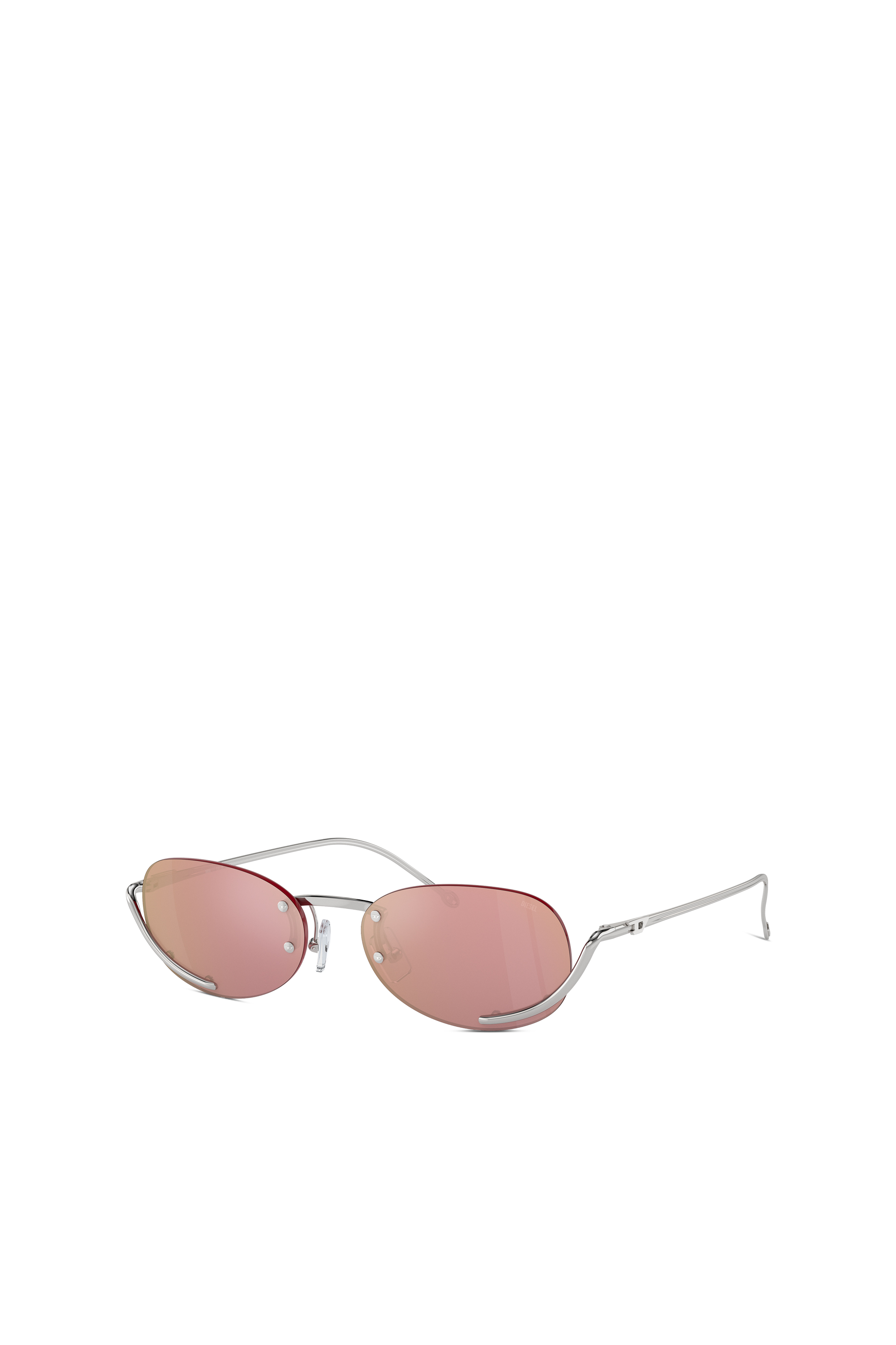 Diesel - 0DL1004, Unisex Ovaler Modell Brille in Rosa - 5