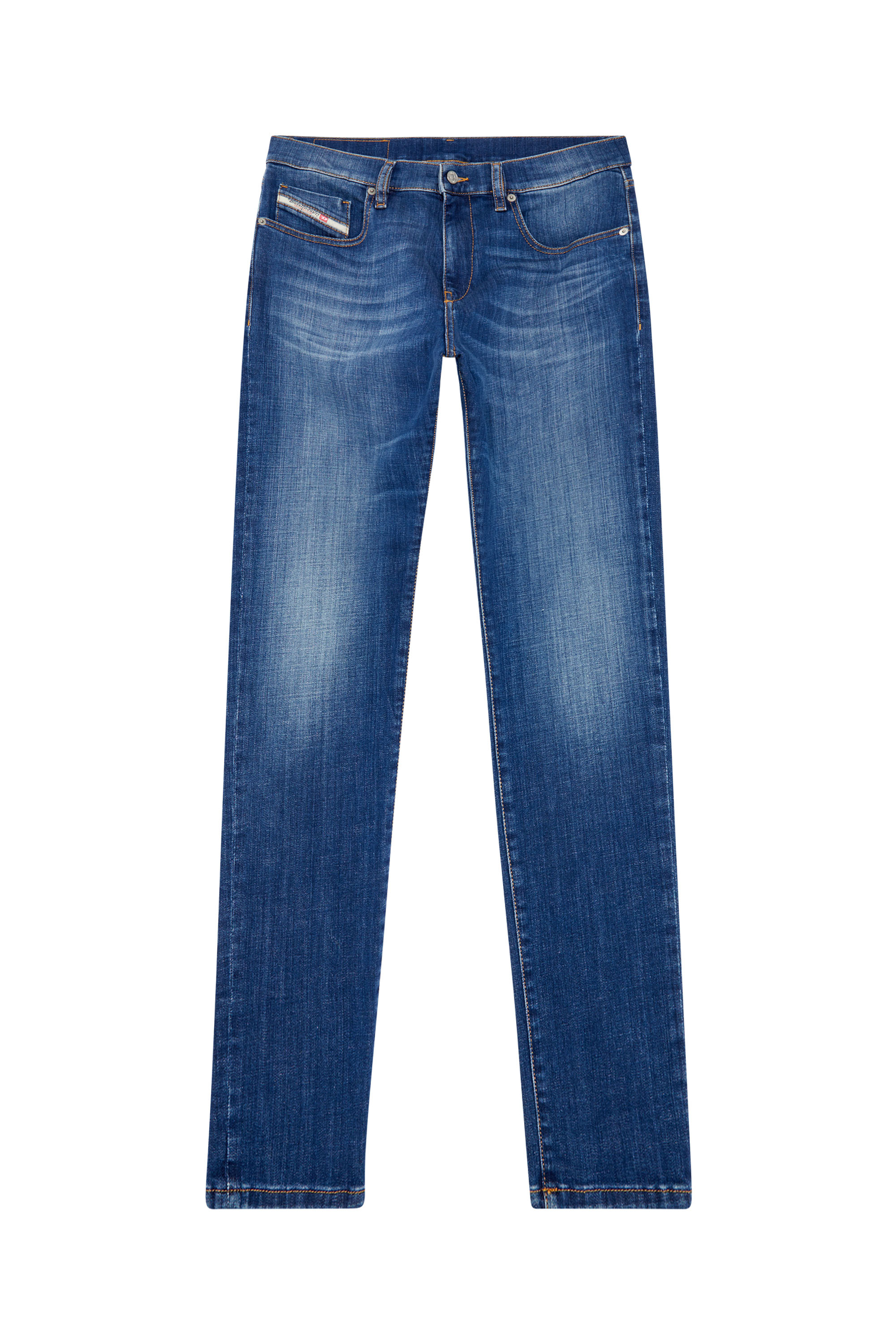 Diesel - Slim Jeans 2019 D-Strukt 09K04, Mittelblau - Image 3