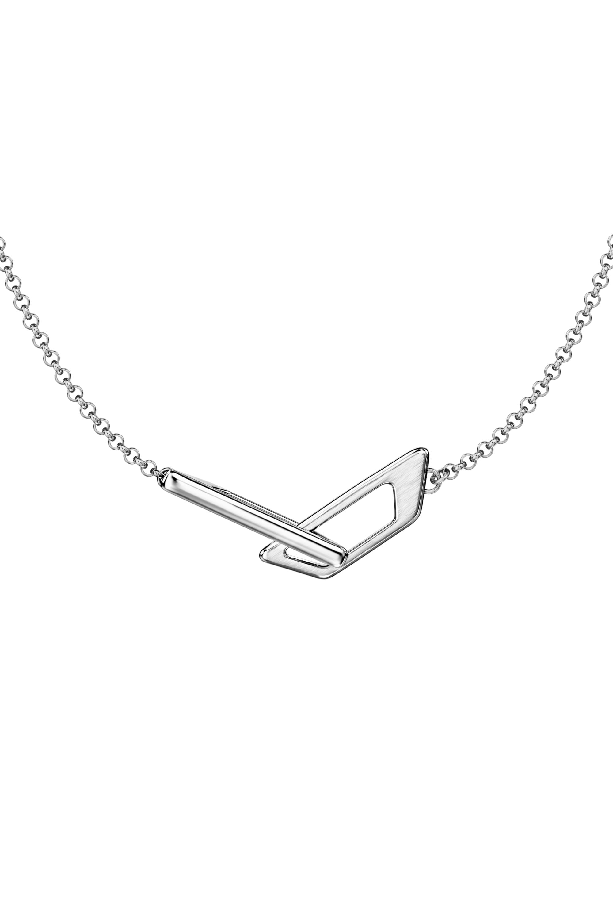 Diesel - DX1727040, Unisex Bandhalskette aus Edelstahl in Silber - 2