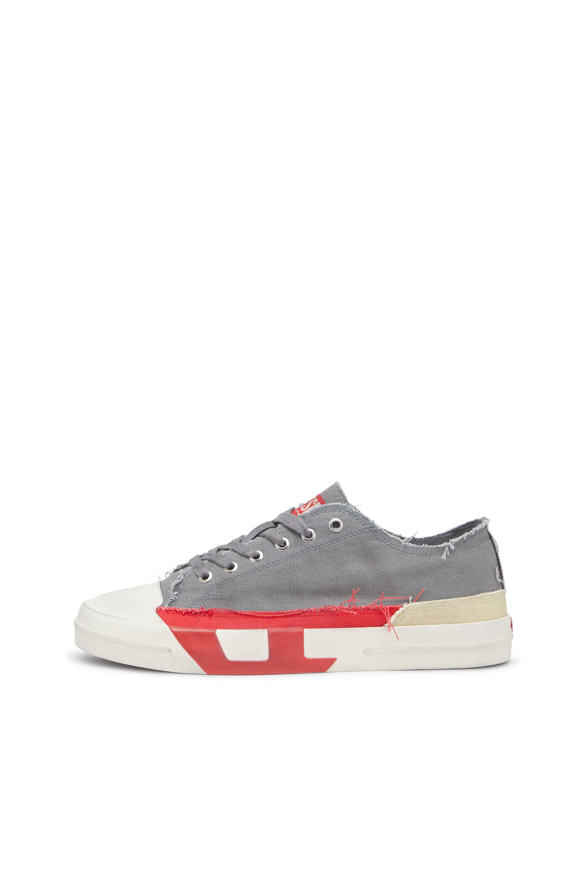 Diesel - S-D-VERSE LOW, Herren S-D-Verse-Canvas-Sneakers mit Schmutz-Effekt in Grau - 8