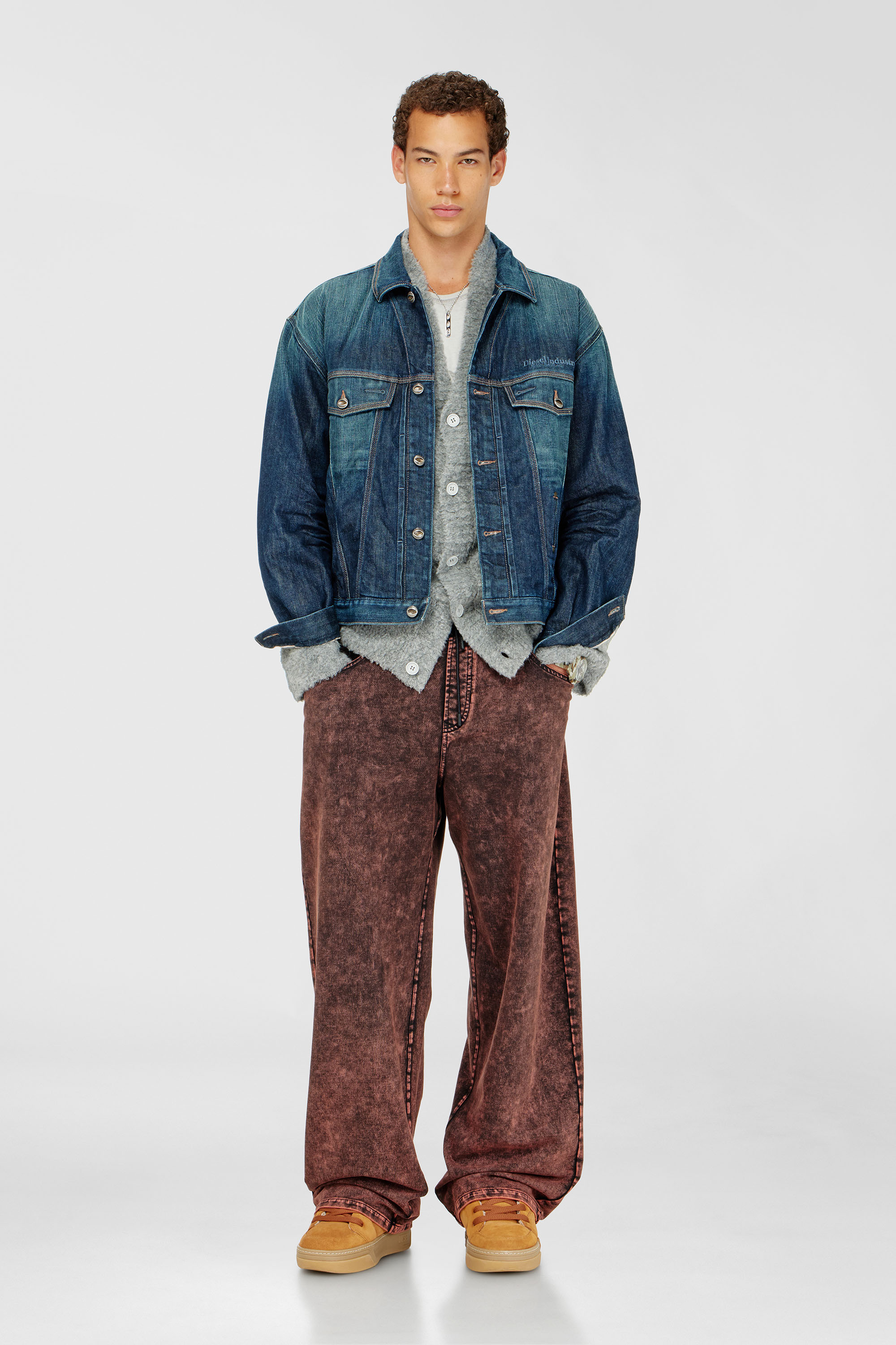 Sweatpants mit Denim-Effekt