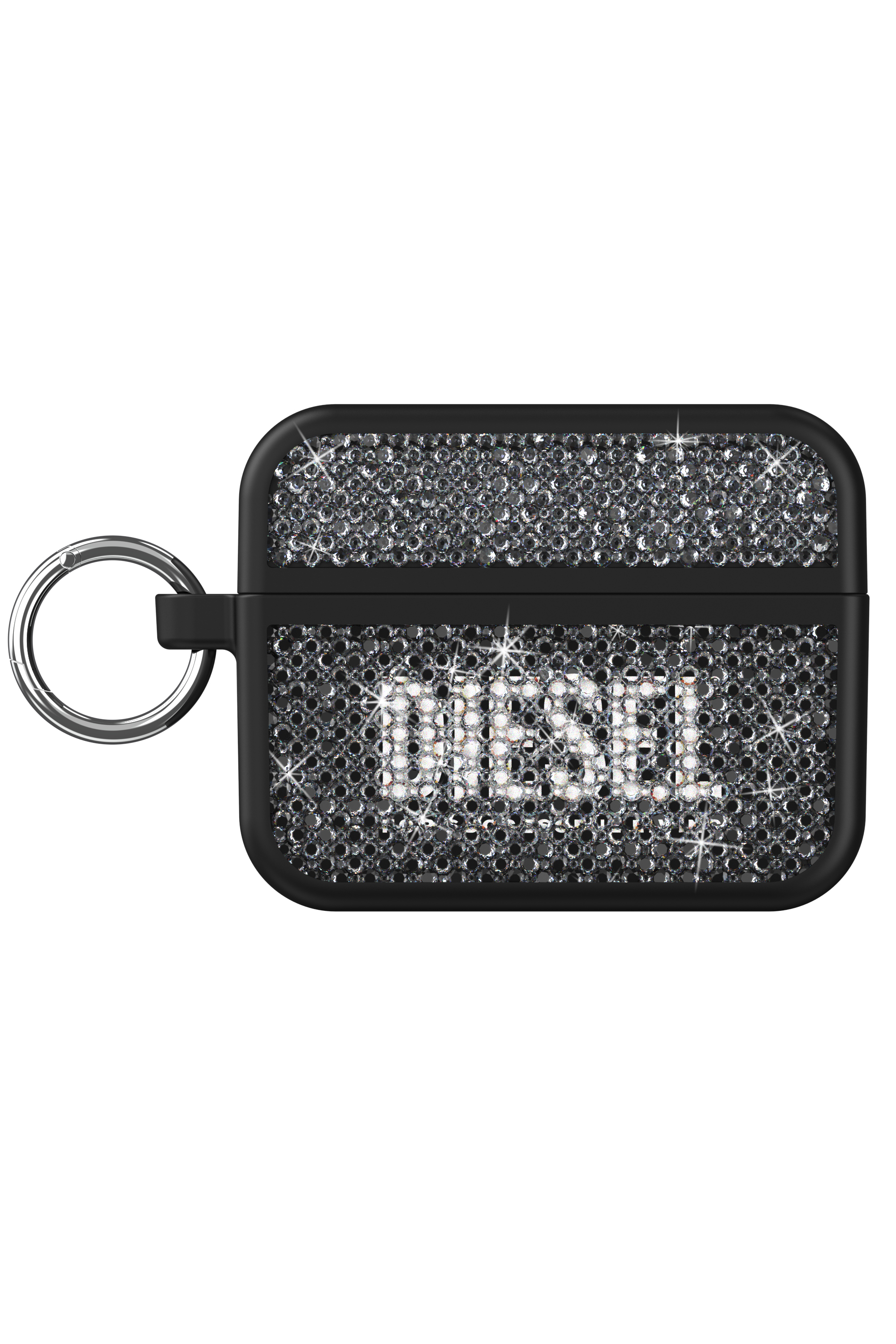 Diesel - 60195 AIRPOD CASE, Unisex Swarovski Crystal Case for Airpods Pro / Pro 2 in Schwarz - 1