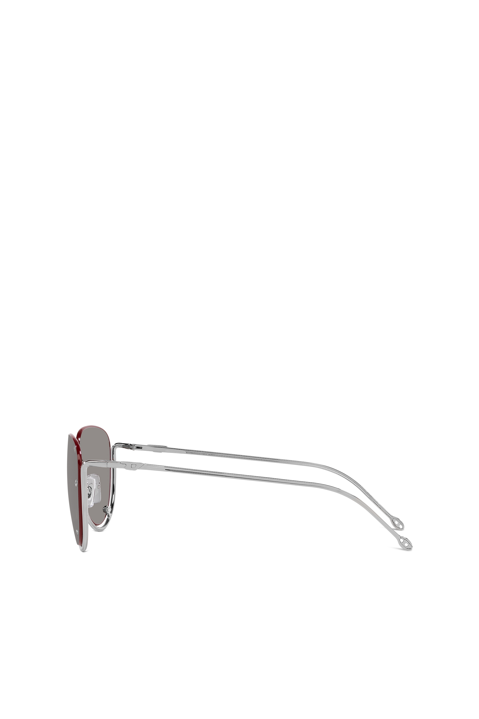 Diesel - 0DL1003, Unisex Brille in Pilotenform in Silber - 4