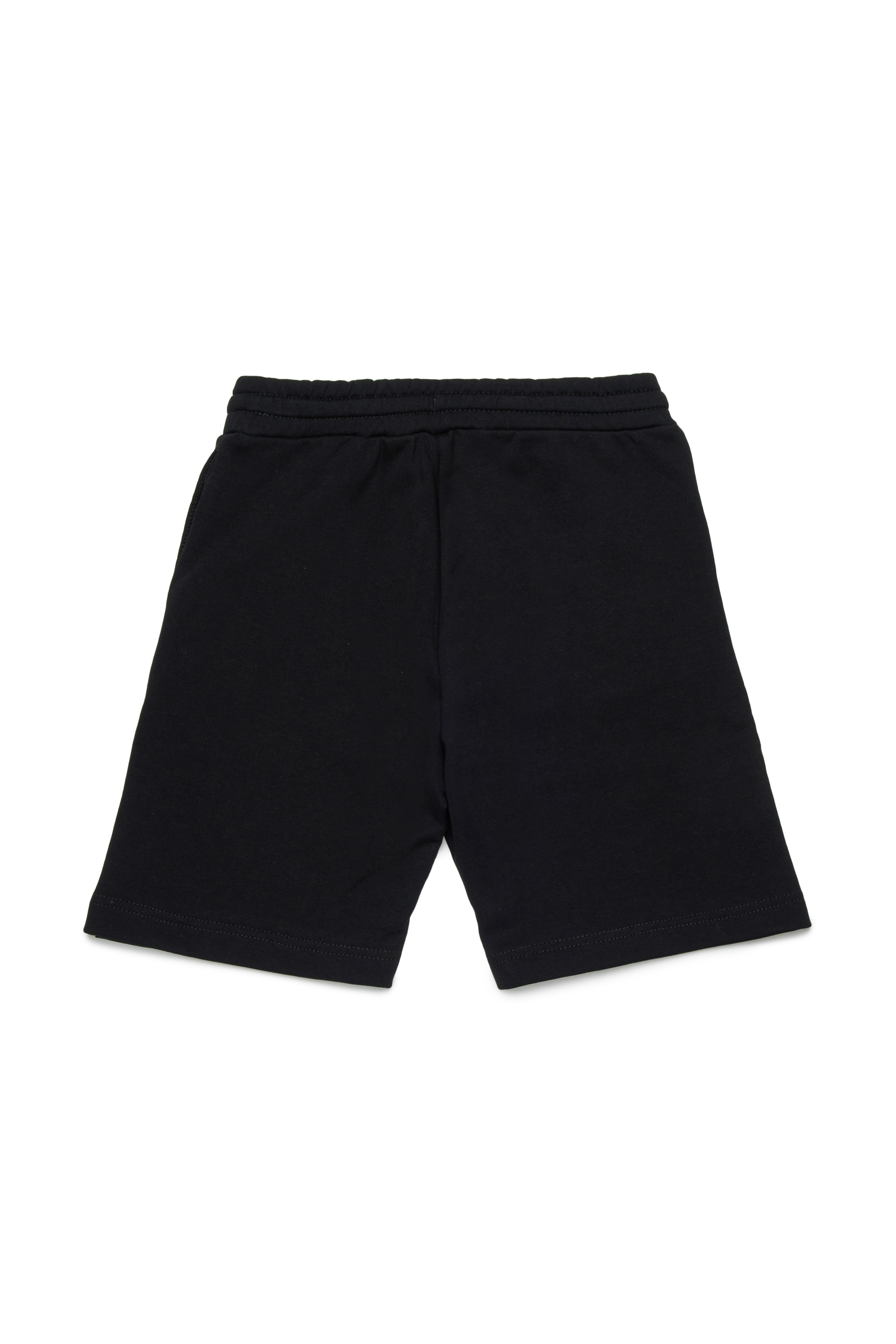 Diesel - PBASESHORT, Herren Sweatshorts mit Dégradé-Logo in Schwarz - 2