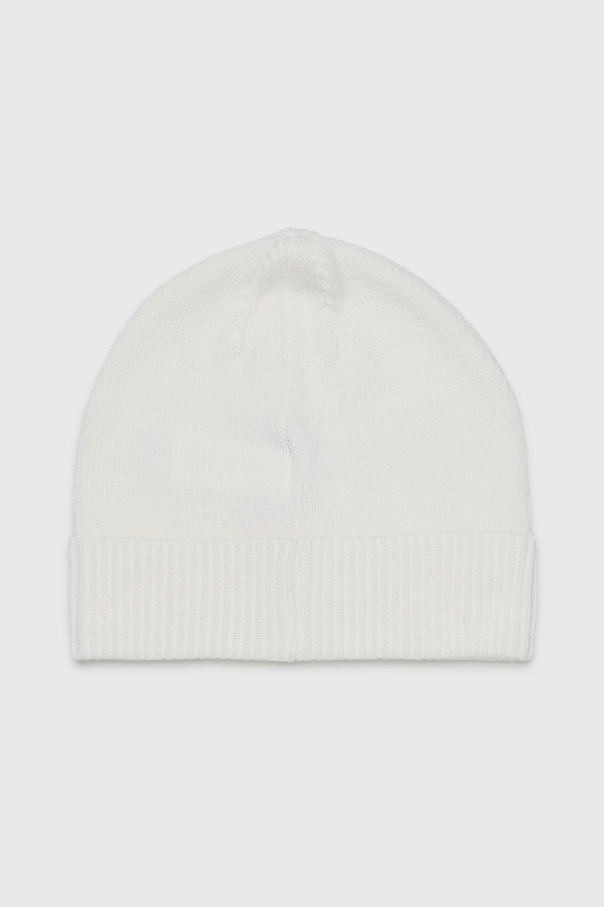 Diesel - FBAND, Unisex Beanie aus Wollmischung mit Logo in Wei&szlig; - 2