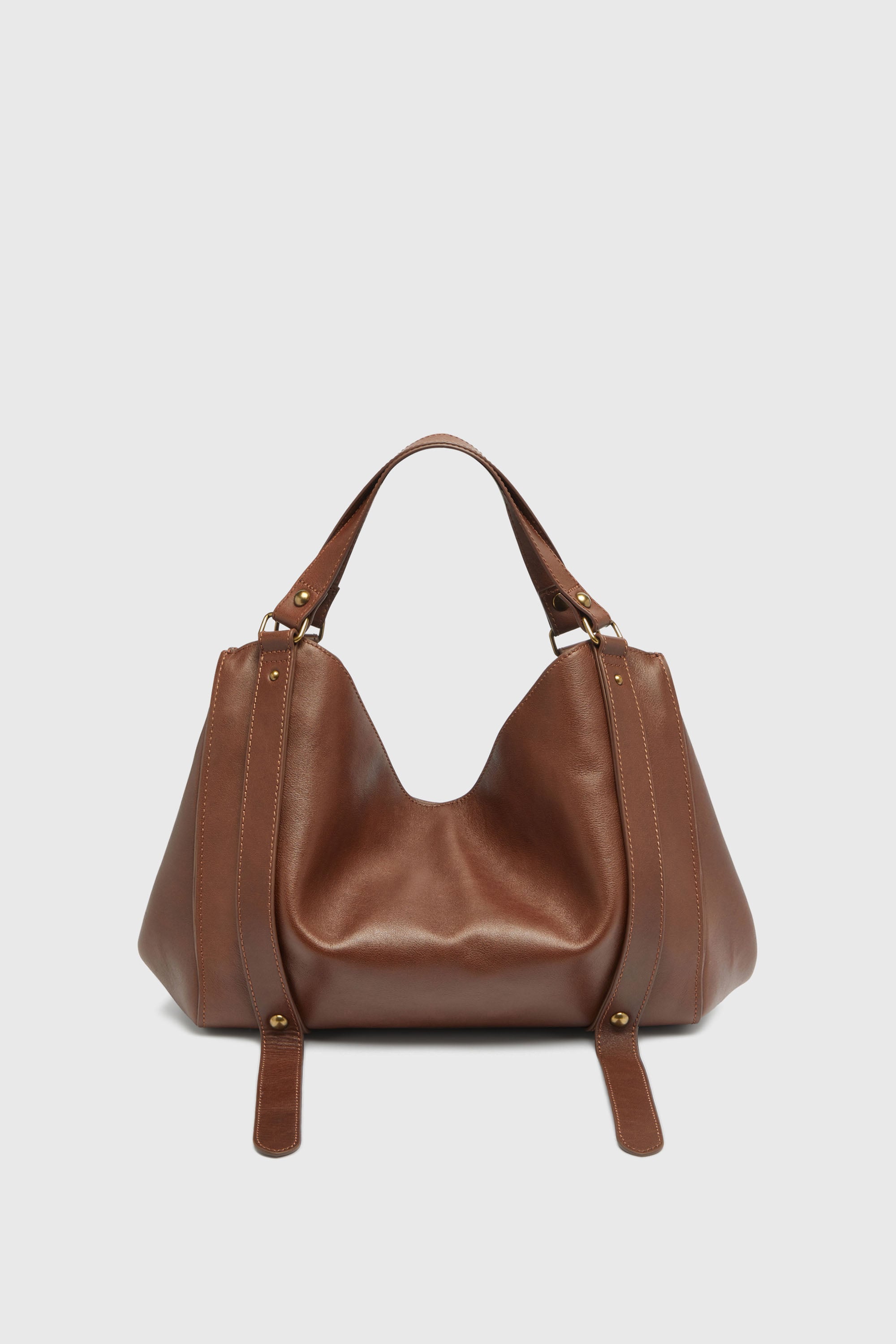 Diesel - D-ONE TOPHANDLE M, Unisex D-One-Medium Henkeltasche aus behandeltem Leder in Braun - 2