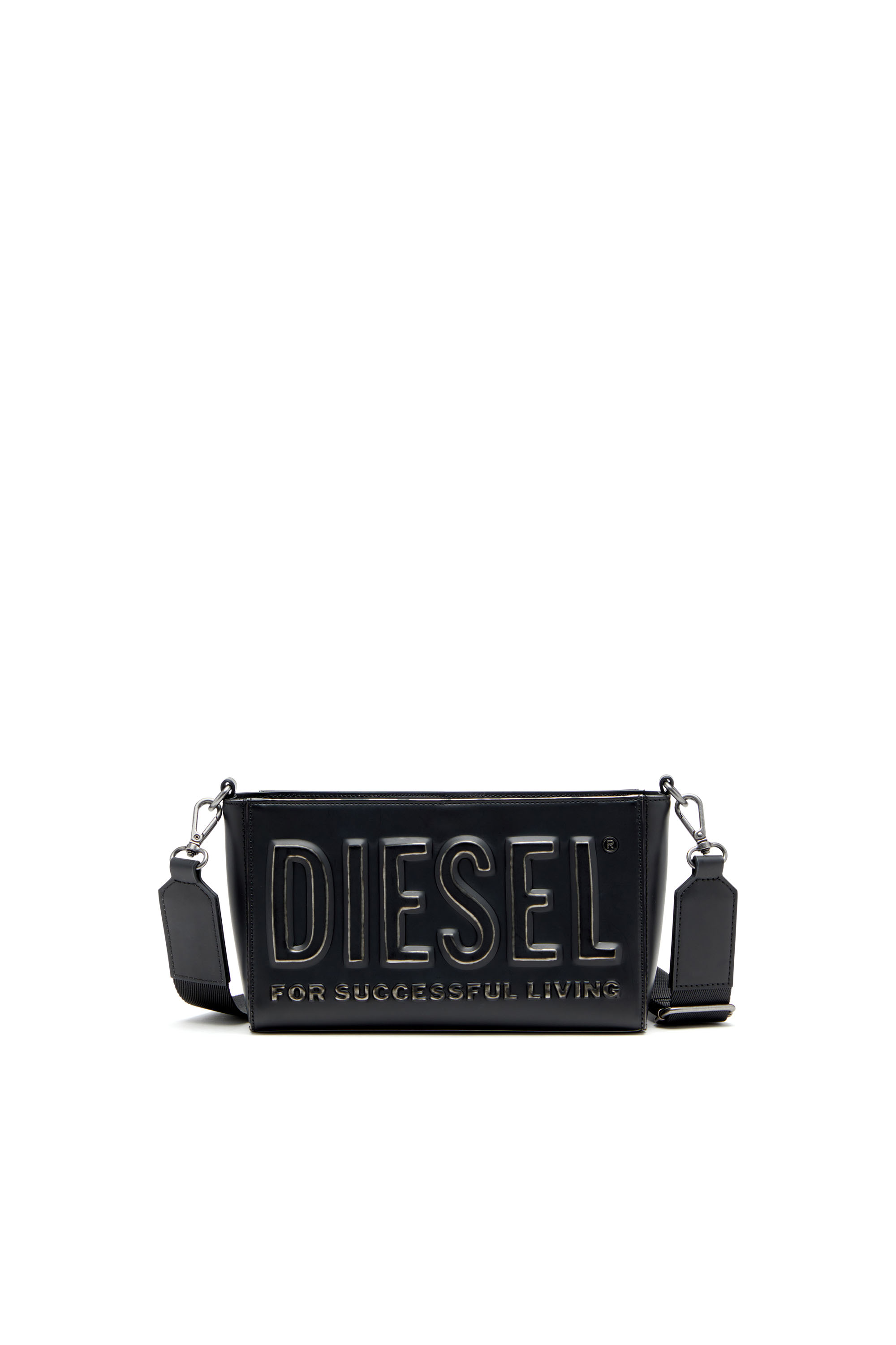 Diesel - DSL 3D CAMERA BAG X, Herren Kameratasche aus gebürstetem PU in Schwarz - 1