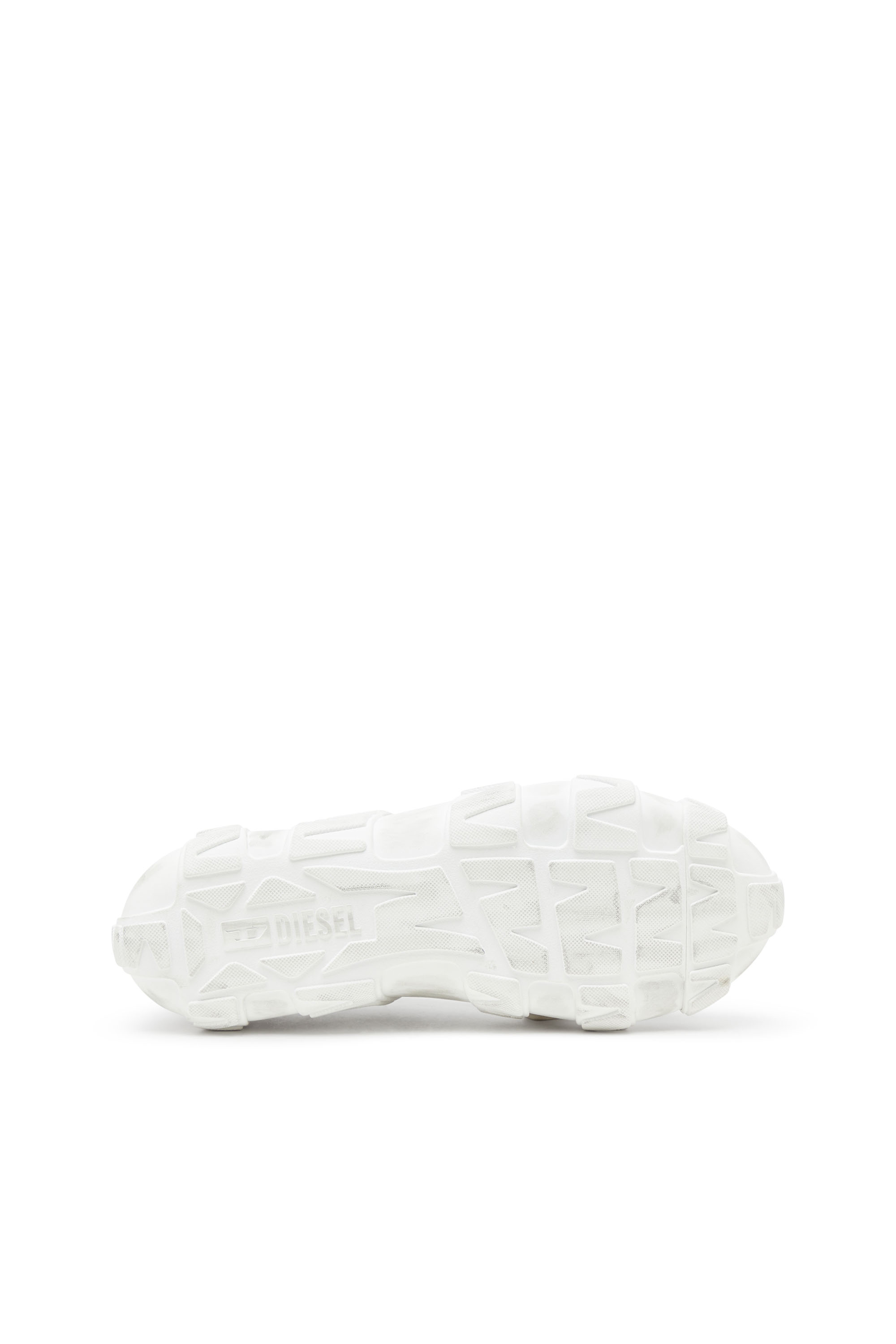 Diesel - S-D-GRIFFE LOW, Herren S-D-Griffe - Turnschuhe aus Nylon in Weiss/Grau - 5