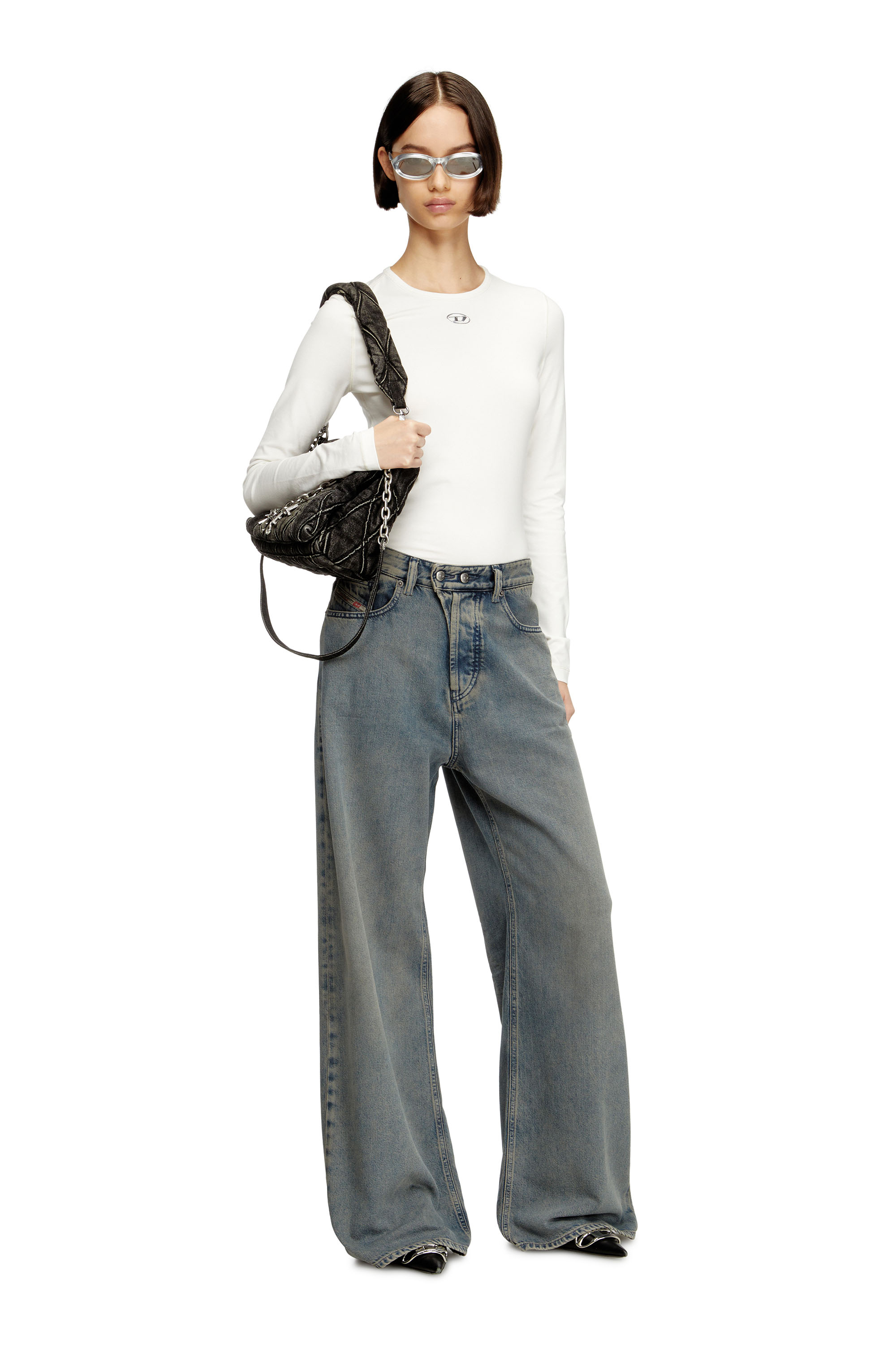 Relaxed Jeans 1996 D-Sire 09N24, Mittelblau Diesel - Damen Relaxed Jeans 1996 D-Sire 09N24, Mittelblau - 1
