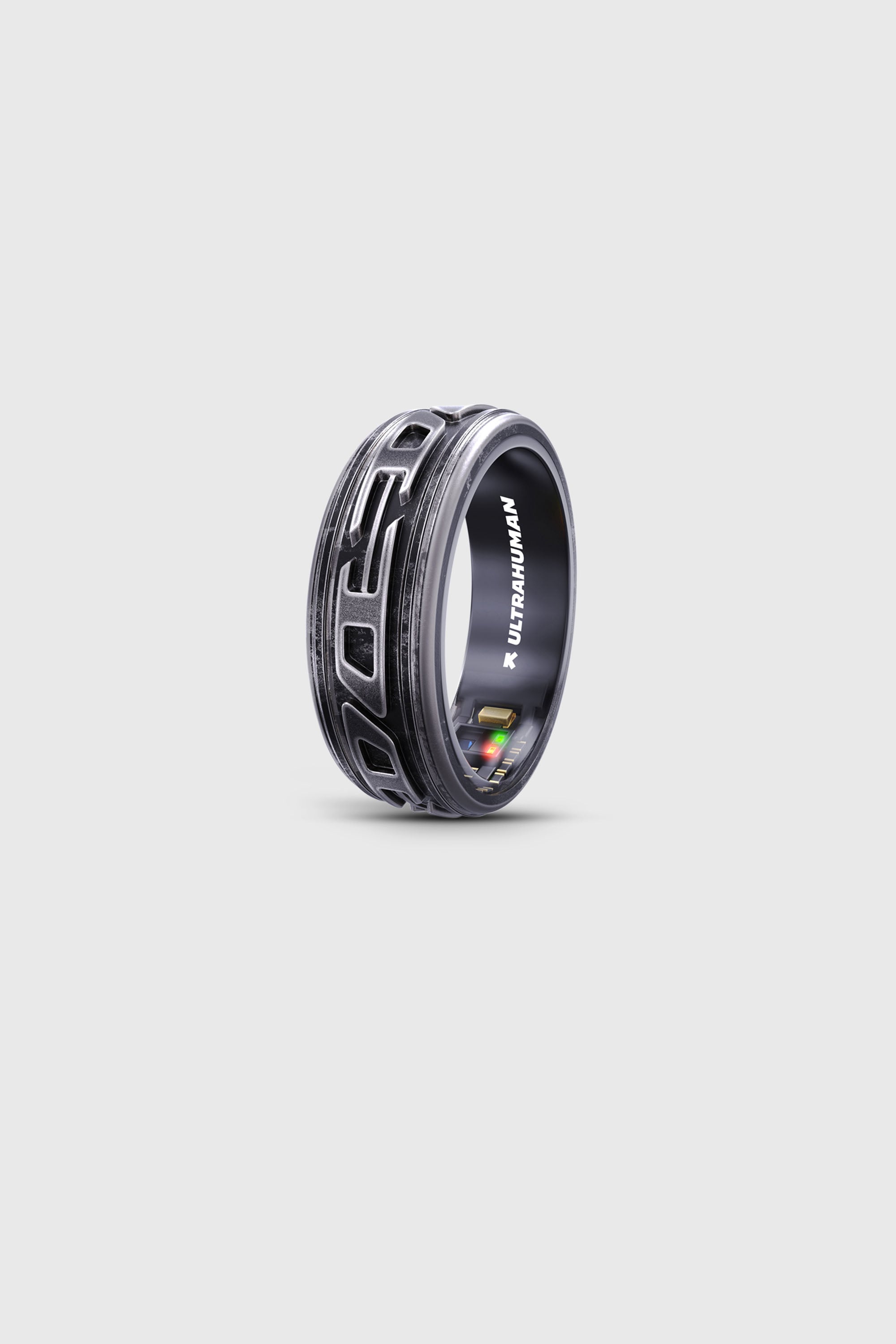 Diesel - SMART RING PHANTOM BLACK- UHRA-DD SMART RING, Unisex Smart-Ringe in abgenutztem Schwarz in Schwarz - 2
