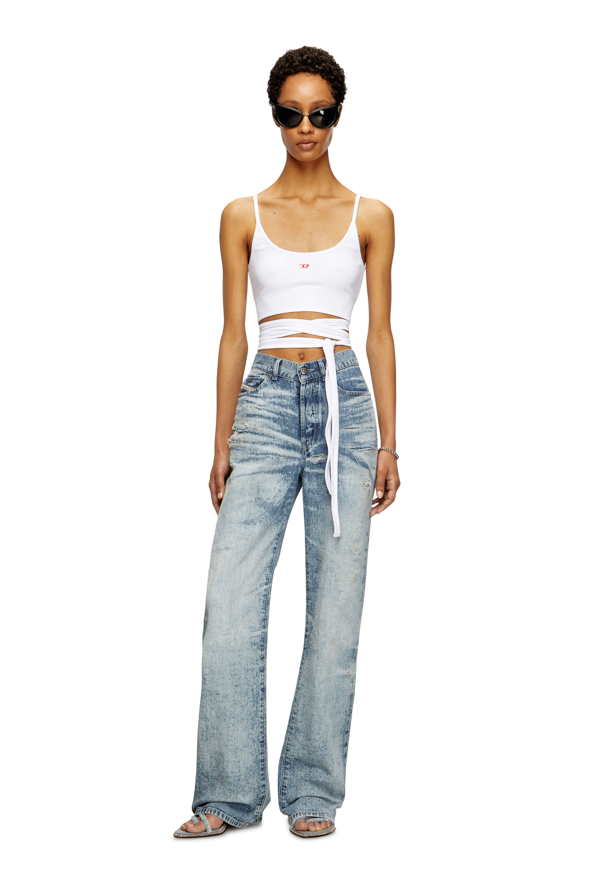 Diesel - Damen Regular Jeans 1971 D-Sent 068TY, Hellblau - 1