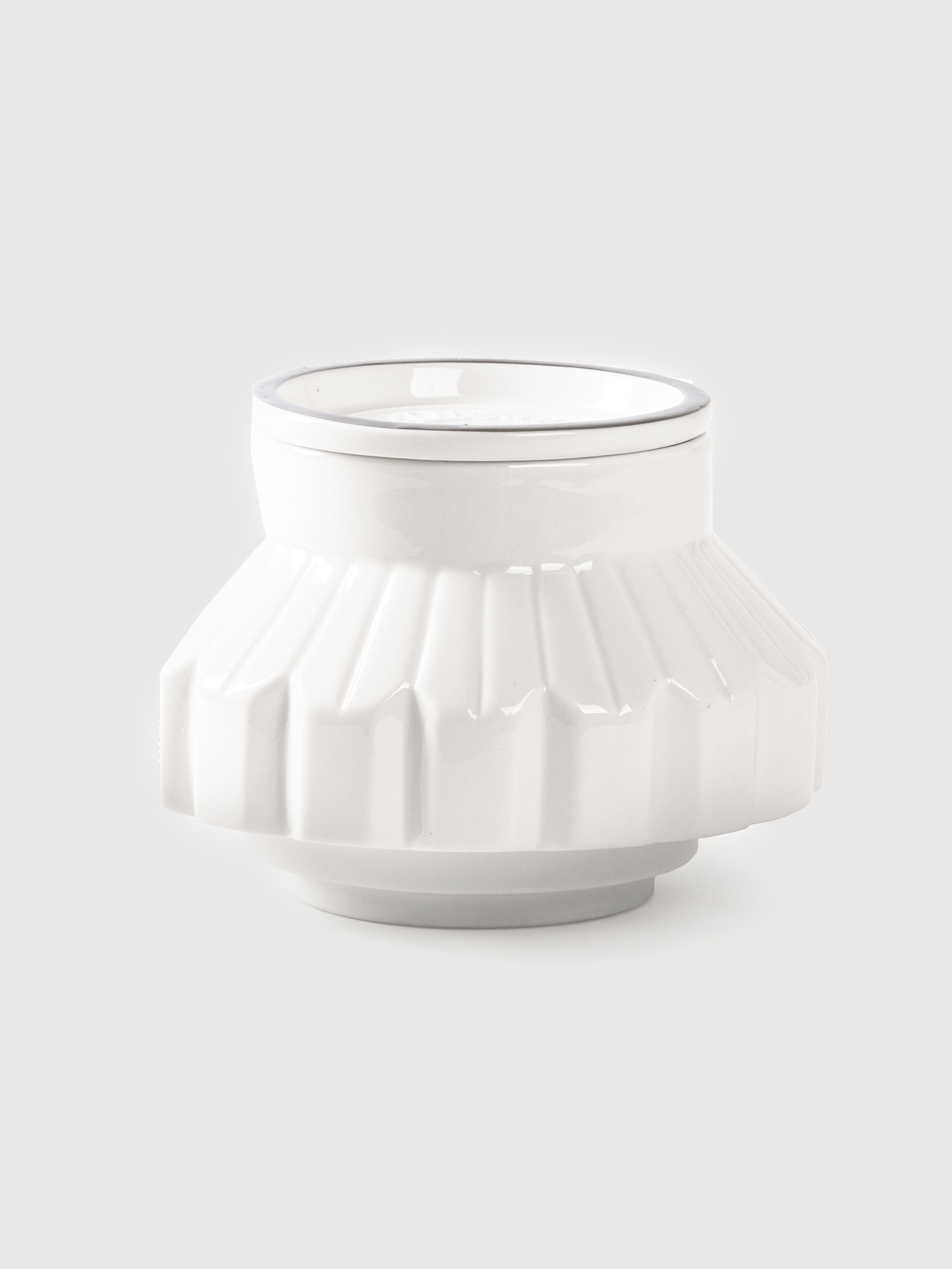 Diesel - 10905 SIL MACHINE, Unisex's Medium porcelain jar in White - 3