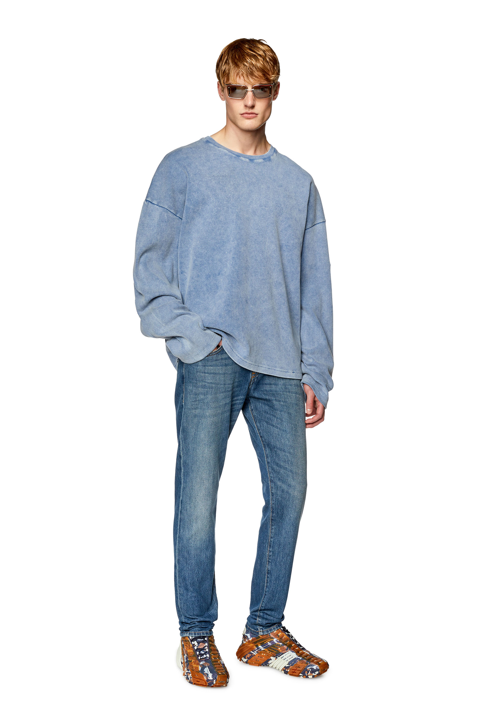 Diesel - Slim Jeans 2019 D-Strukt 09F88, Mittelblau - Image 1