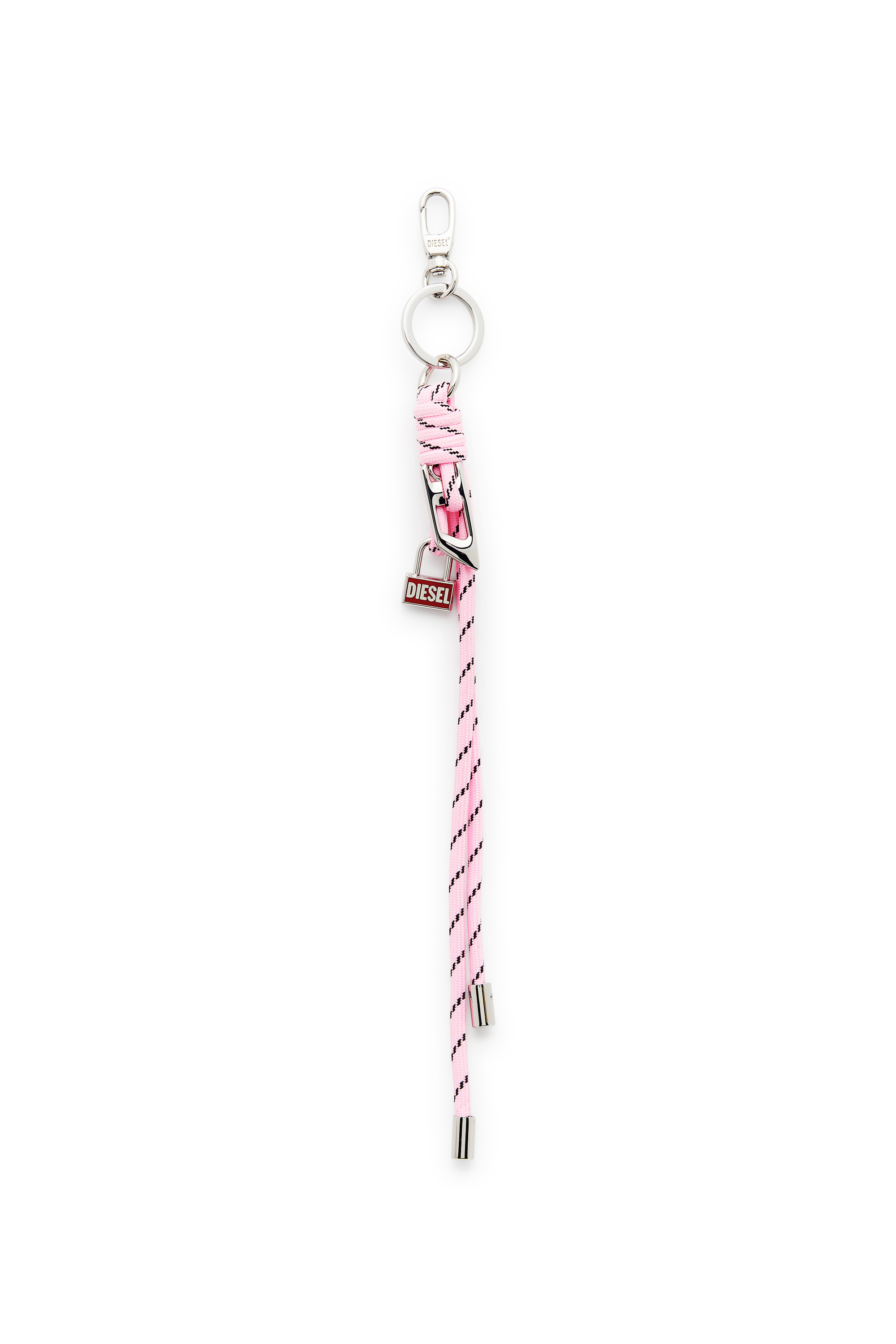 Diesel - ROPE II, Unisex Metall- und Seilanh&auml;nger mit Diesel-Anh&auml;nger in Rosa - 1