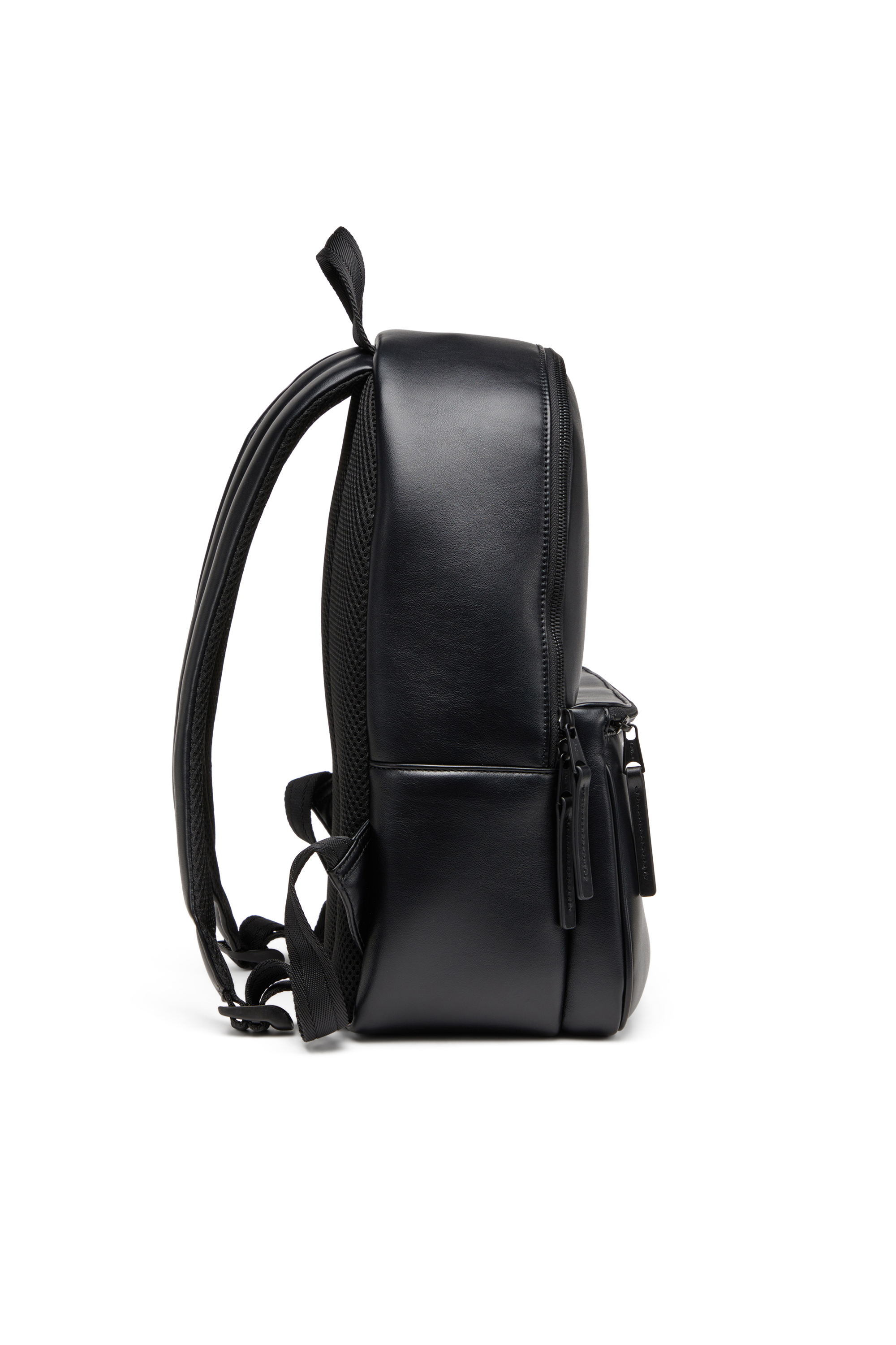 Diesel - HOLI-D BACKPACK M, Unisex Rucksack aus Neopren und PU in Schwarz - 3