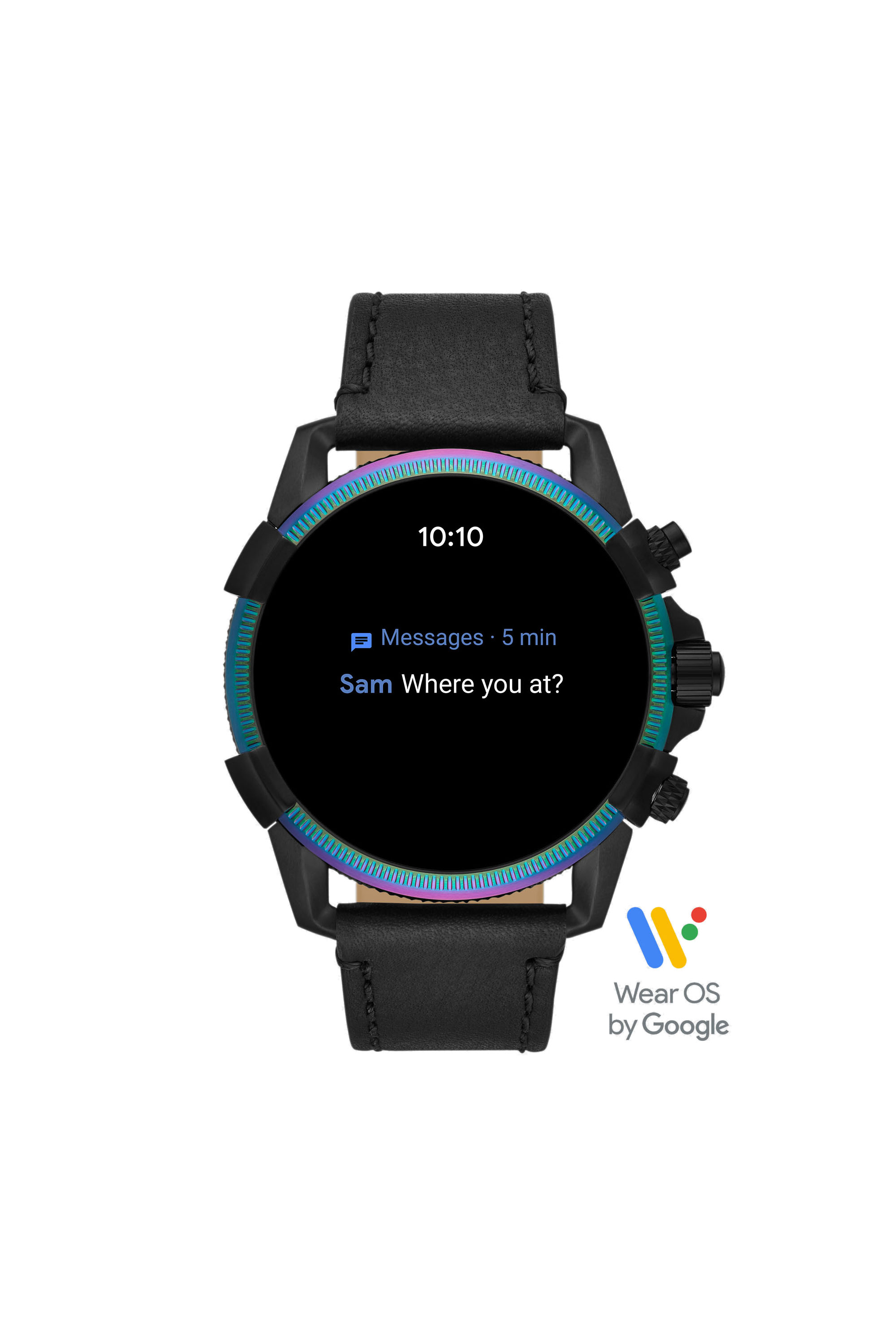 Diesel - DT2013, Herren Full Guard 2.5 Smartwatch mit schwarzem Lederarmband in Schwarz - 5