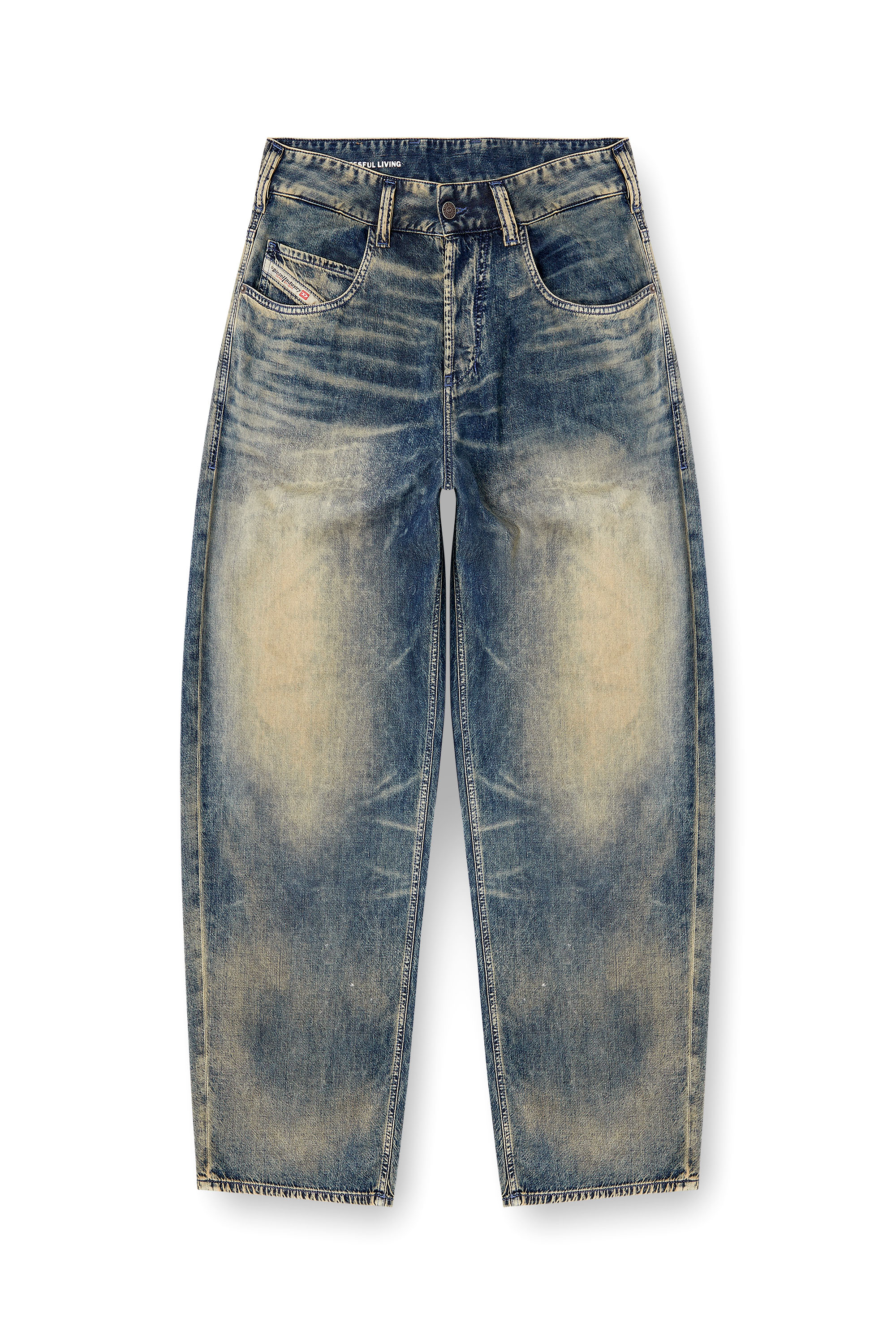 Diesel - Herren Relaxed Jeans 1997 D-Enim-M 0CEBB, Mittelblau - 3