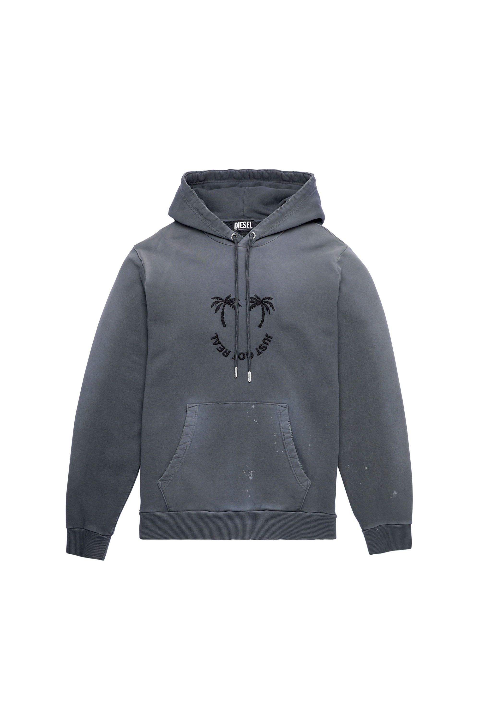 S-GIRK-HOOD-B5, Dunkelgrau - Sweatshirts