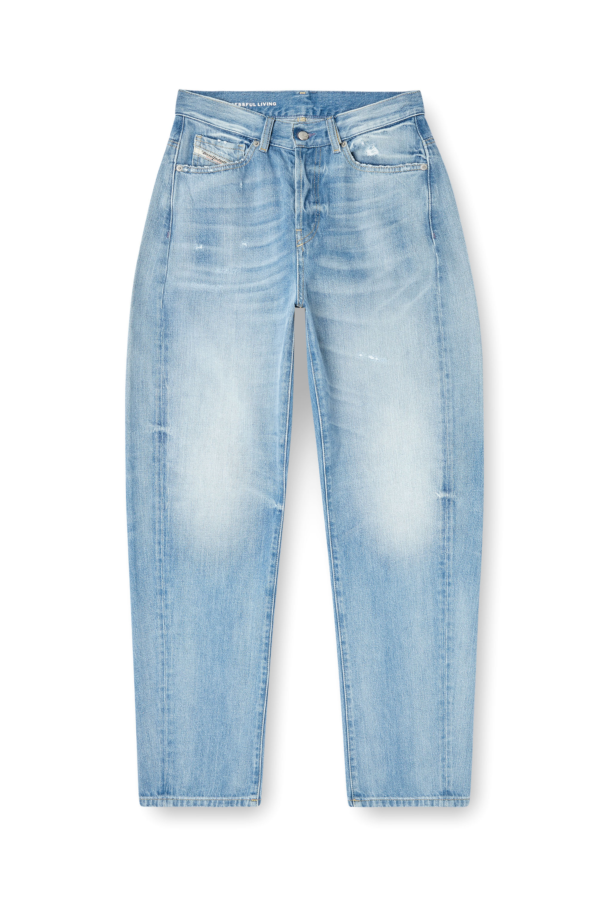 Diesel - Damen Relaxed Jeans 1974 D-Ellz 09M24, Hellblau - 3