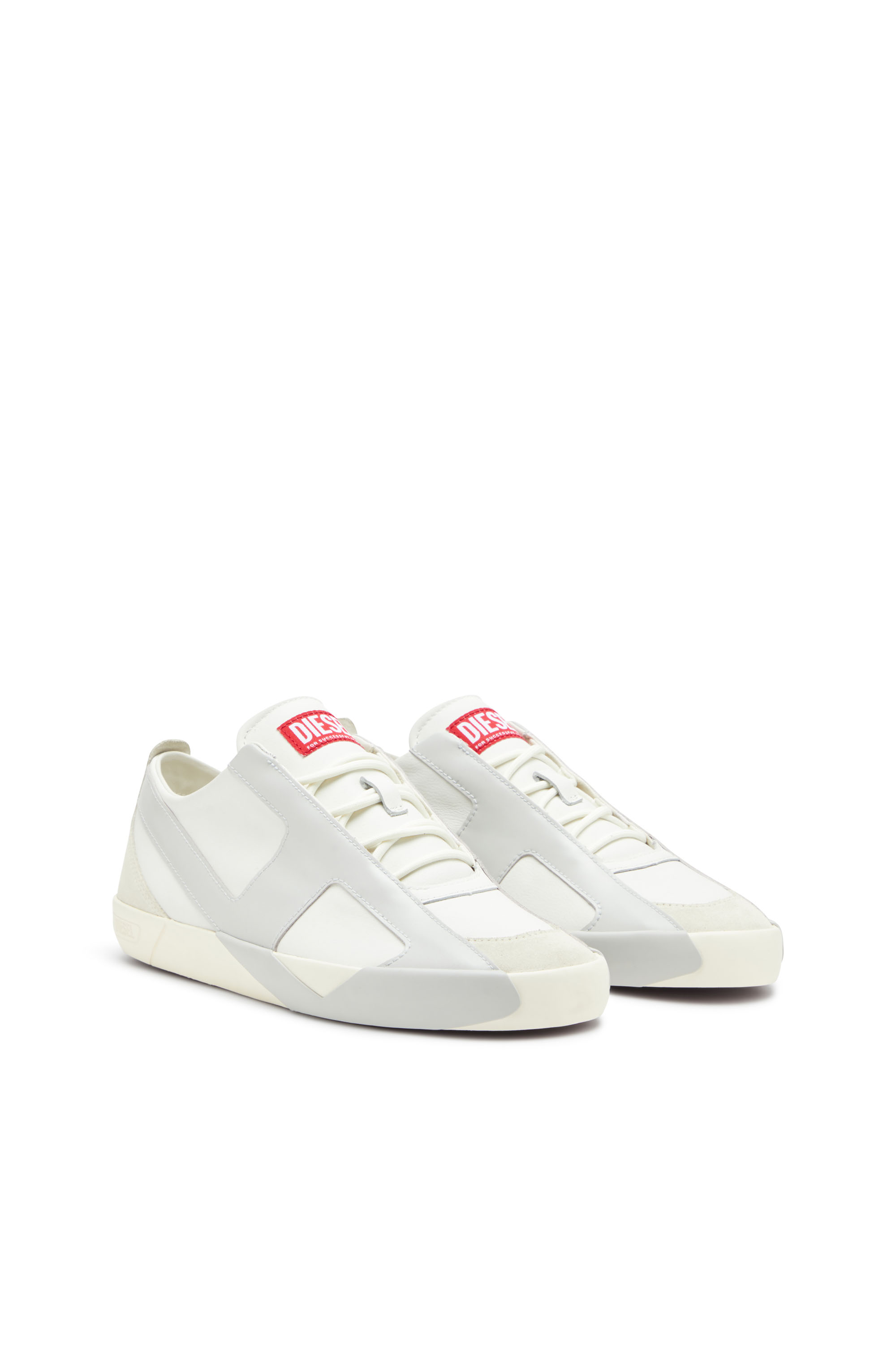 Diesel - S-SLANTE-D LOW, Herren S-Slante-D-Sneaker aus Wildleder und Leder mit D-Logo in null - 2