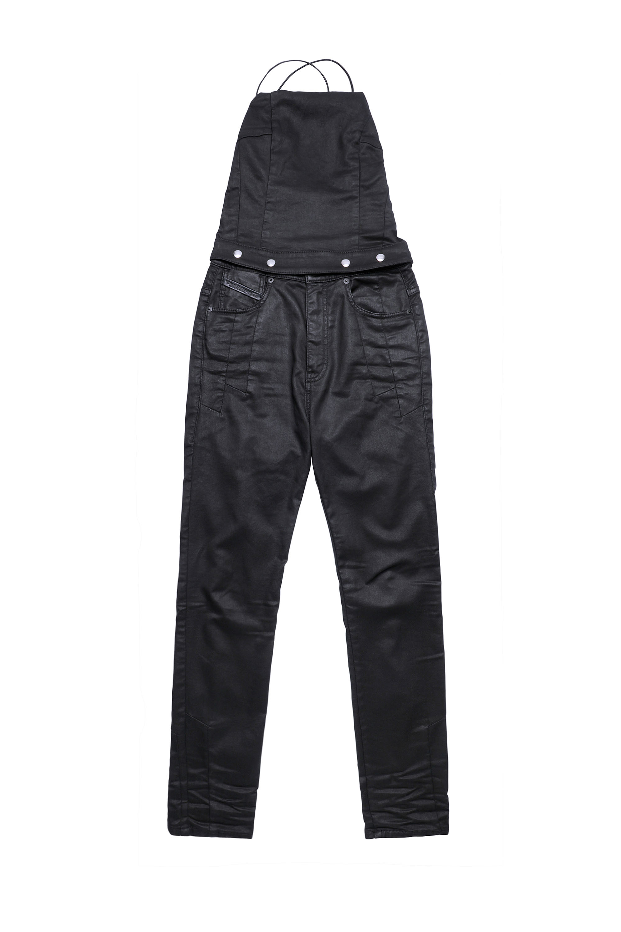 D-SLING-SP JOGGJEANS, Schwarz/Dunkelgrau - Latzhosen