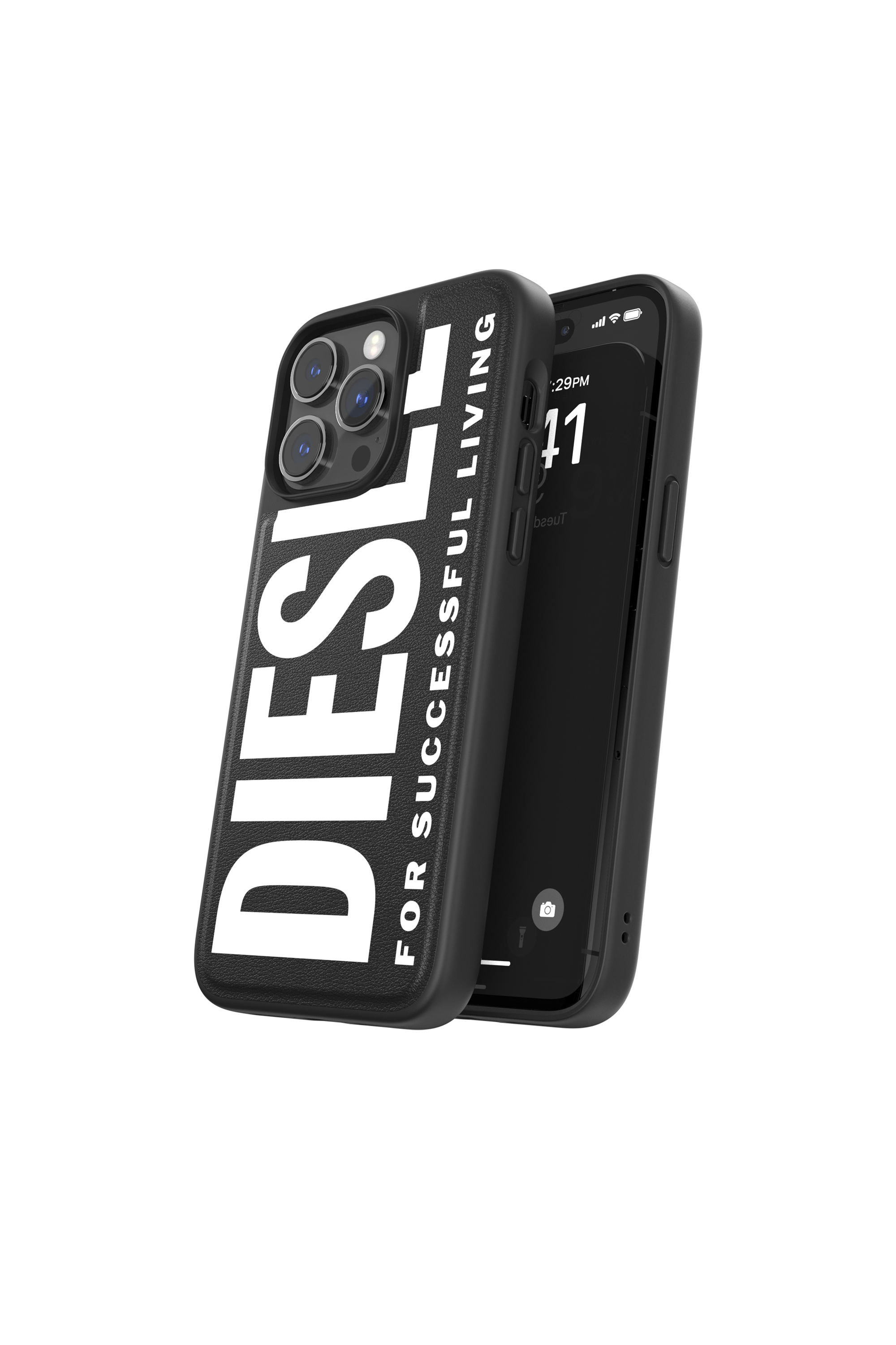 Diesel - 50259 MOULDED CASE, Unisex Handycase für iPhone 14 Pro Max in Schwarz - 3