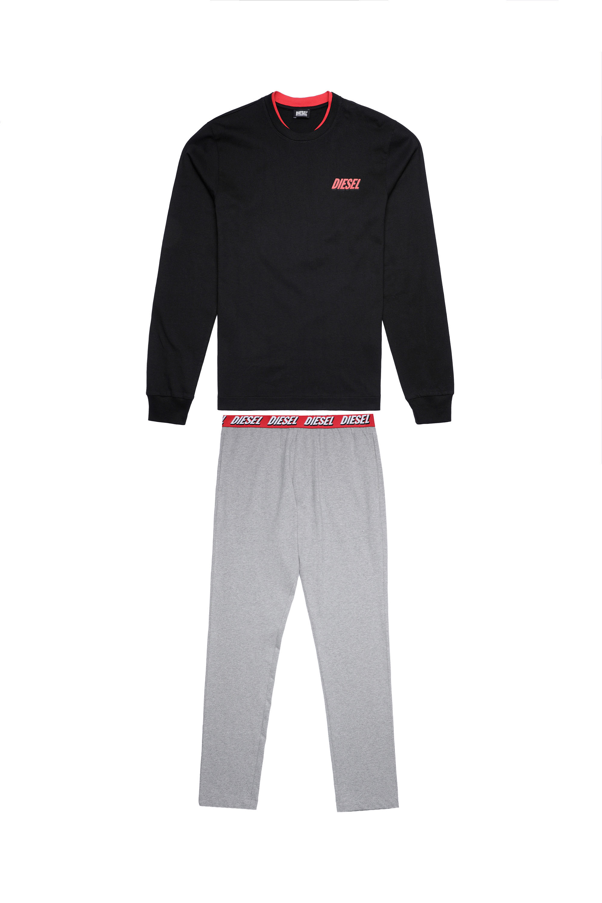 UMSET-TDIEGO-LSC-JUL, Schwarz/Grau - Pyjamas
