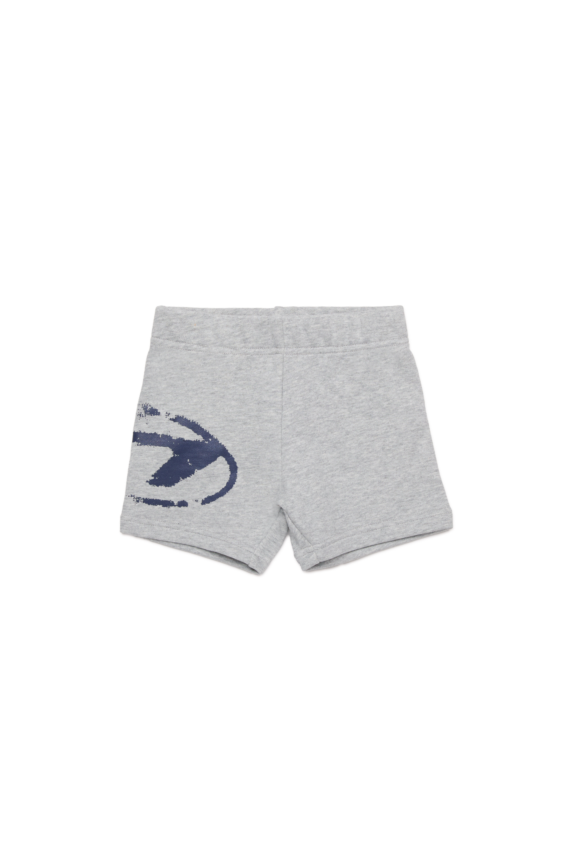 Diesel - PESDISHORTB, Unisex Shorts aus Baumwolle mit vielgetragenem Oval D-Logo in Grau - 1