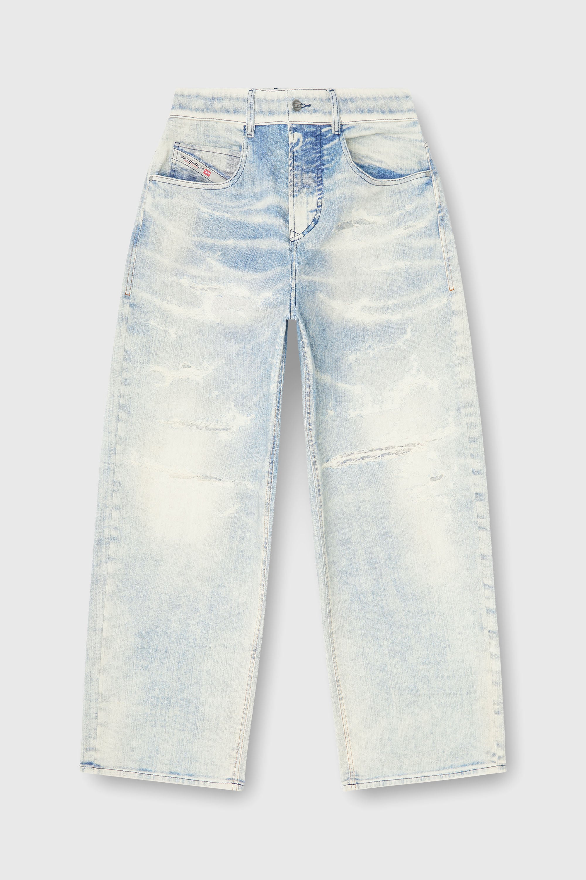Diesel - Unisex Relaxed 2097 D-Enim-M Joggjeans&reg; 068XM, Hellblau - 2