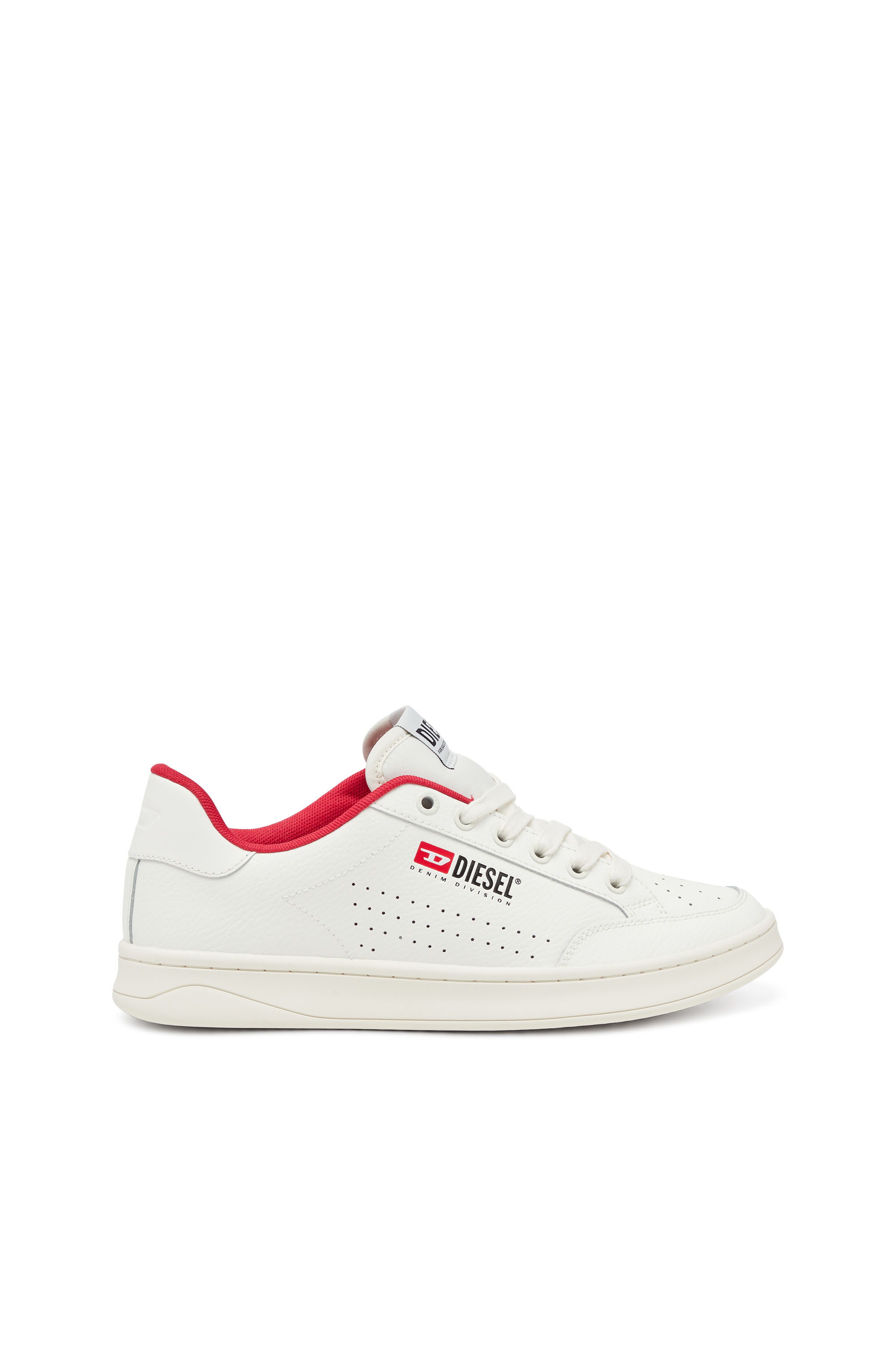 Diesel - S-ATHENE VTG, Man S-Athene-Retro sneakers in perforated leather in Multicolor - Image 1