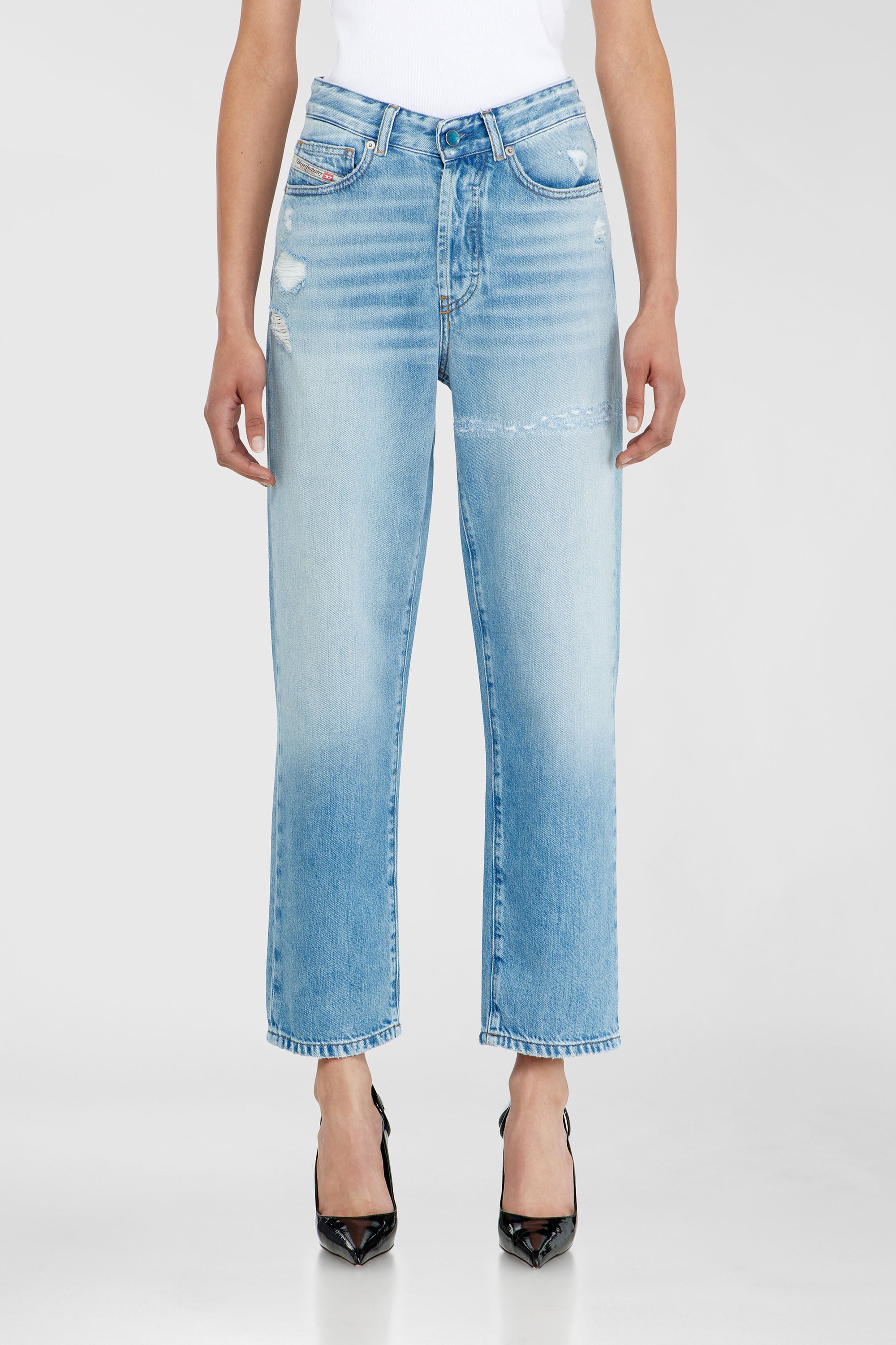 Diesel - Damen Regular Jeans 1981 D-Went 09P49, Hellblau - 2