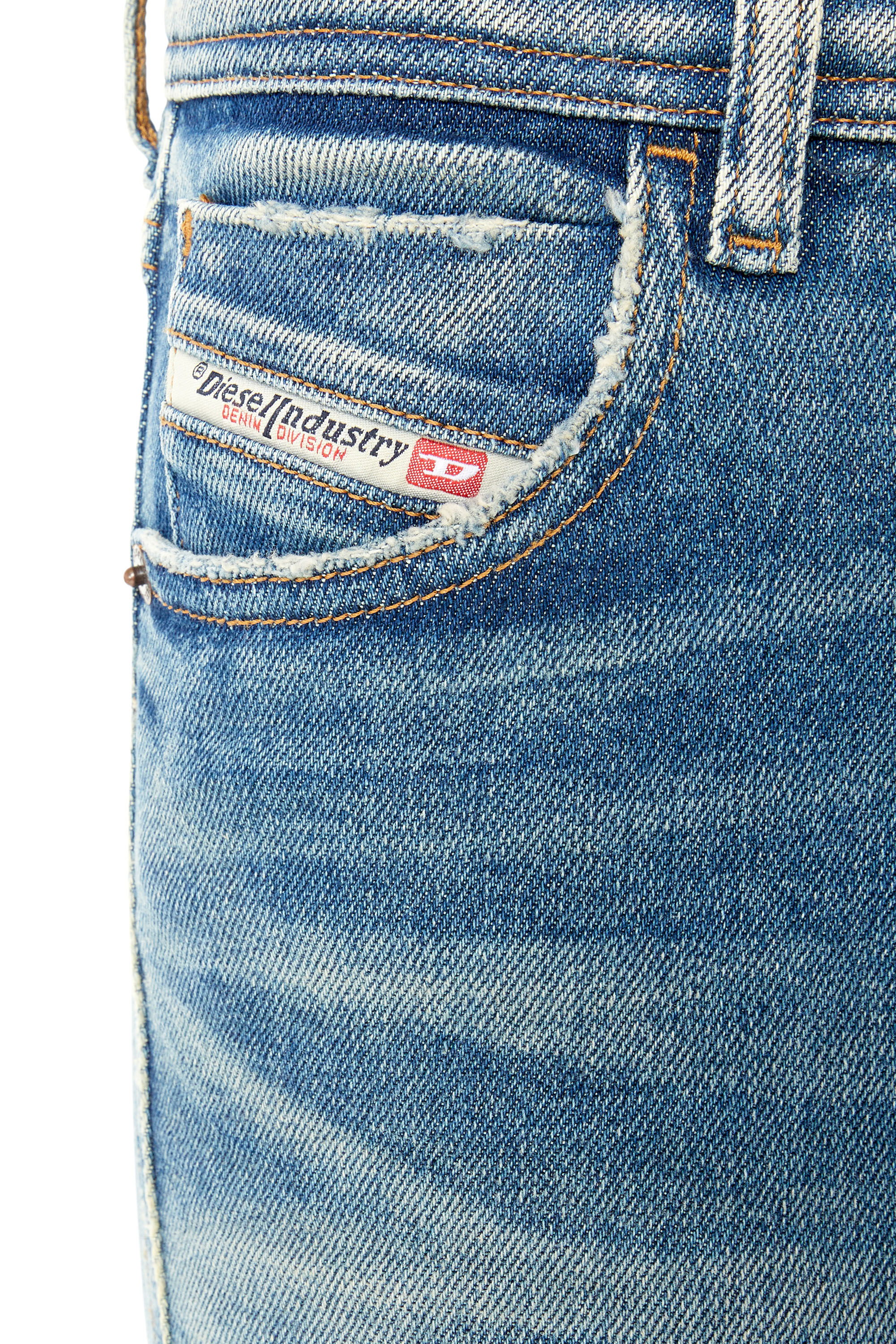 Diesel - 2015 Babhila 09E88 Skinny Jeans, Mittelblau - Image 4