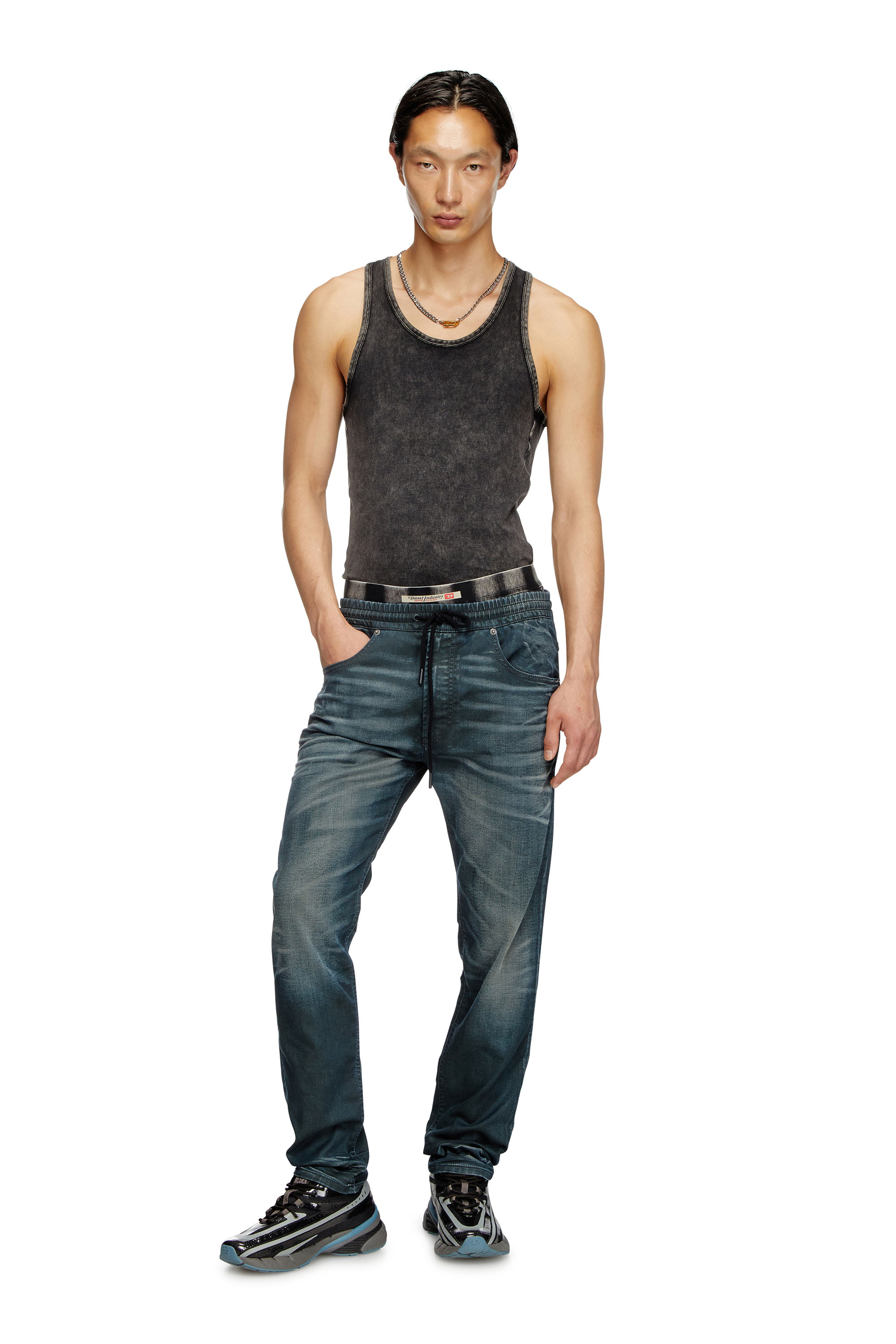 Diesel - Herren Regular 2030 D-Krooley Joggjeans® 068QK, Dunkelblau - 4