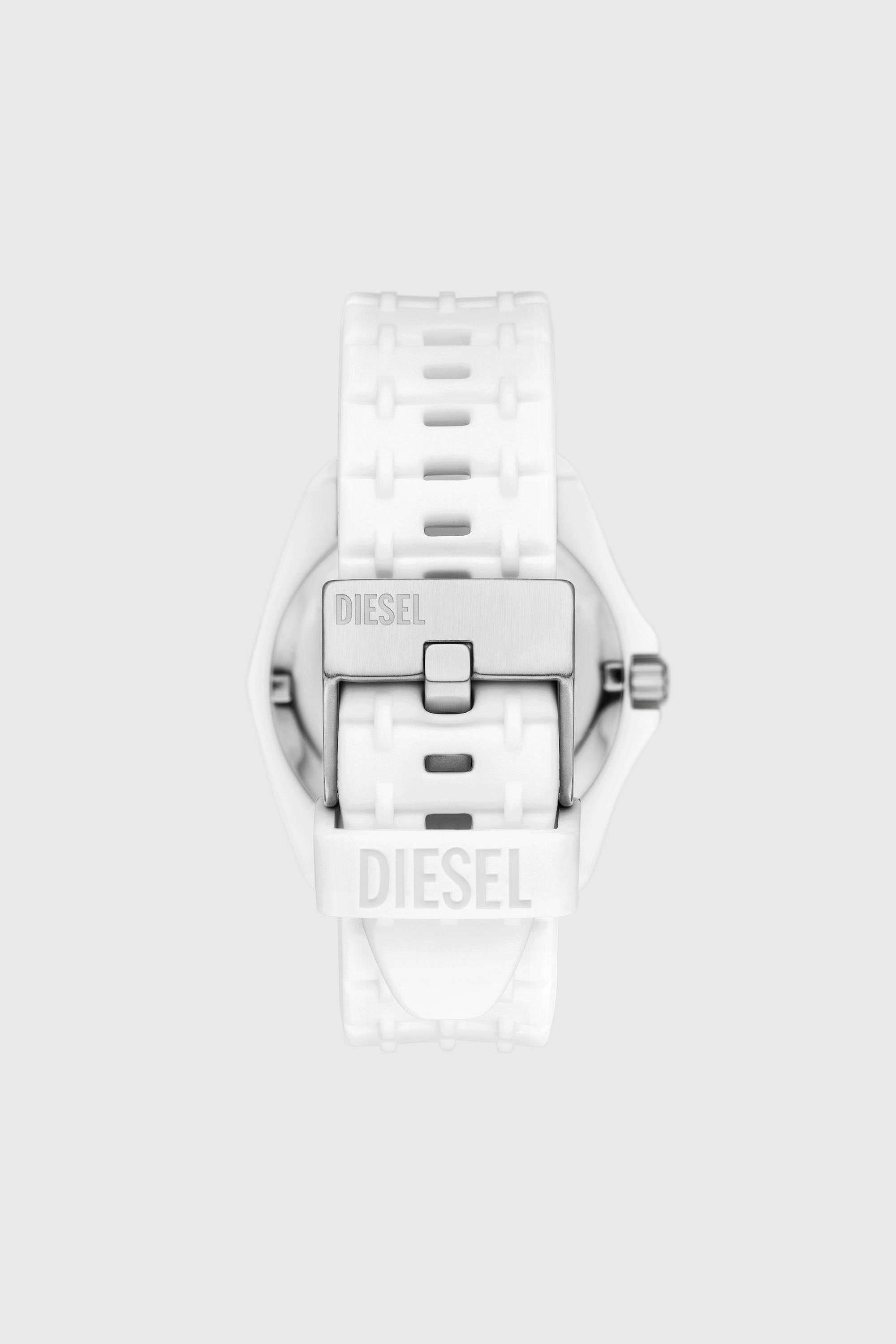 Diesel - DZ2244 WATCH, Herren Stinger Uhr aus wei&szlig;em Silikon in Wei&szlig; - 2