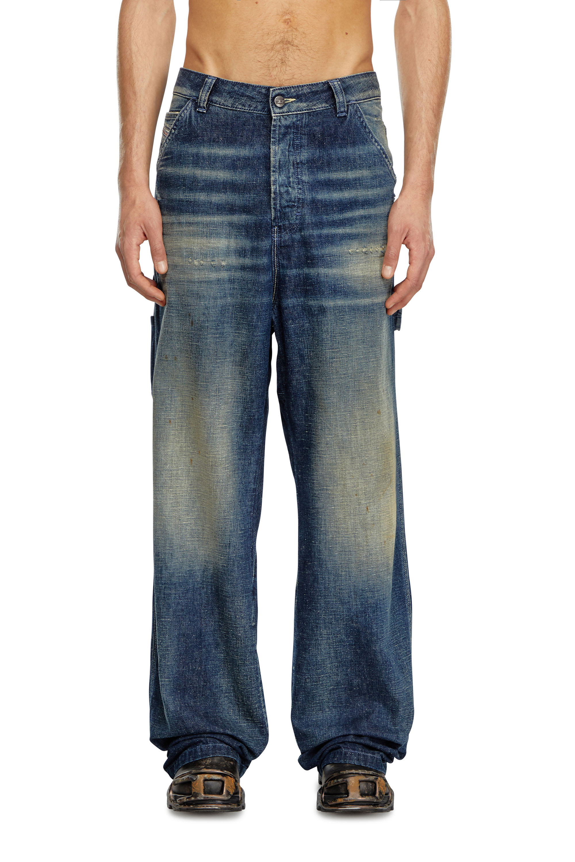 Diesel - Herren Relaxed Jeans D-Livery 09J91, Dunkelblau - 1