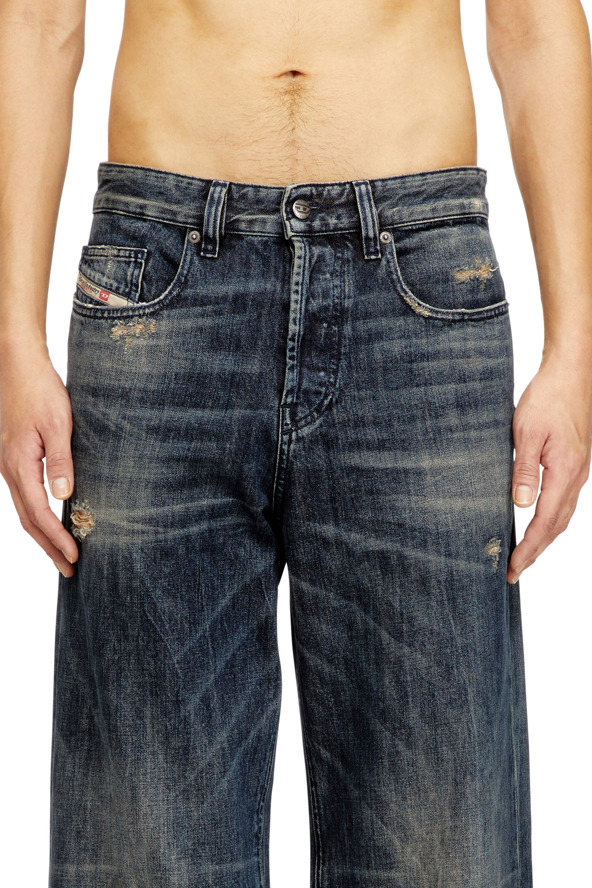 Diesel - Herren Relaxed Jeans 2001 D-Macro 0ADBZ, Dunkelblau - 5