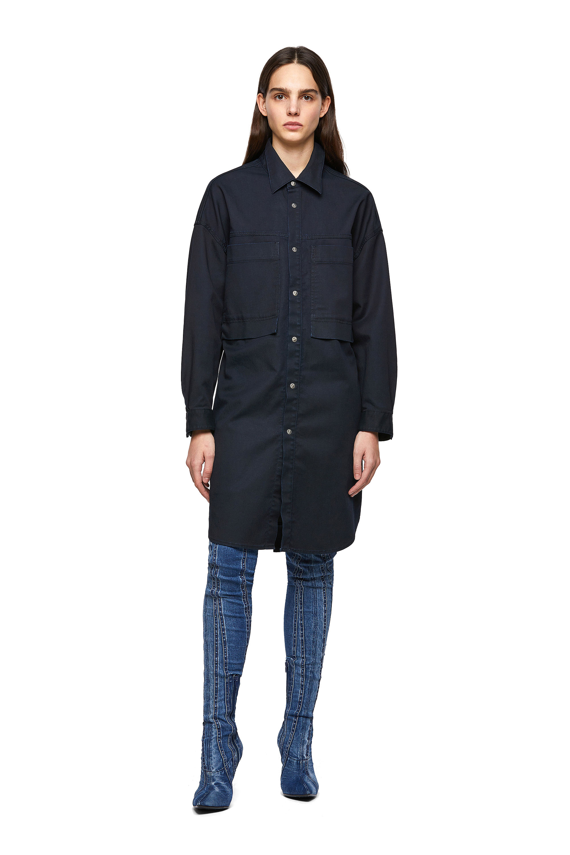 D-BABLYX-SP JOGGJEANS, Dunkelblau - Kleider