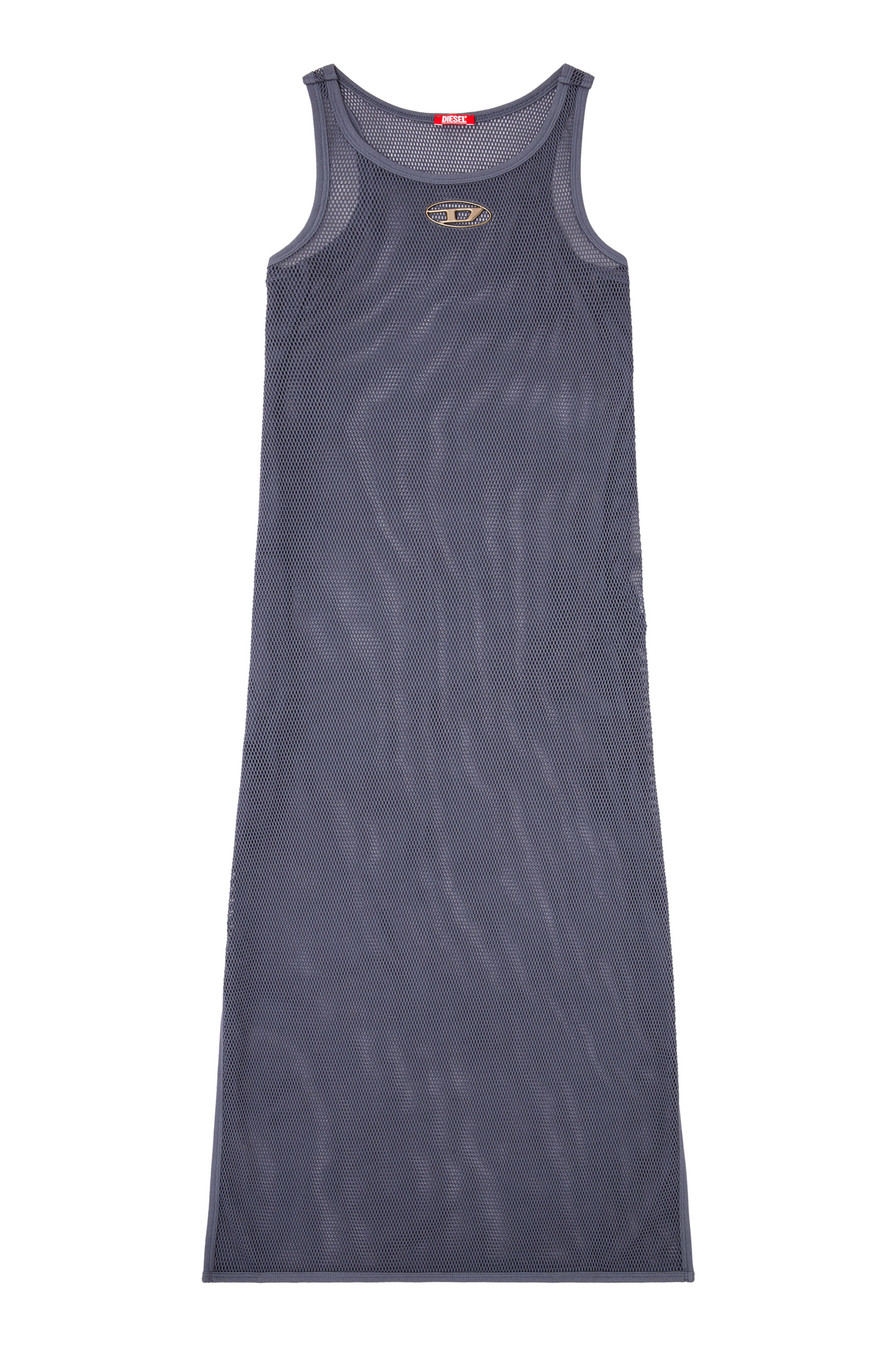 Diesel - JENNIFER-UTLT, Damen Strand-Kleid aus Mesh in Grau - 4