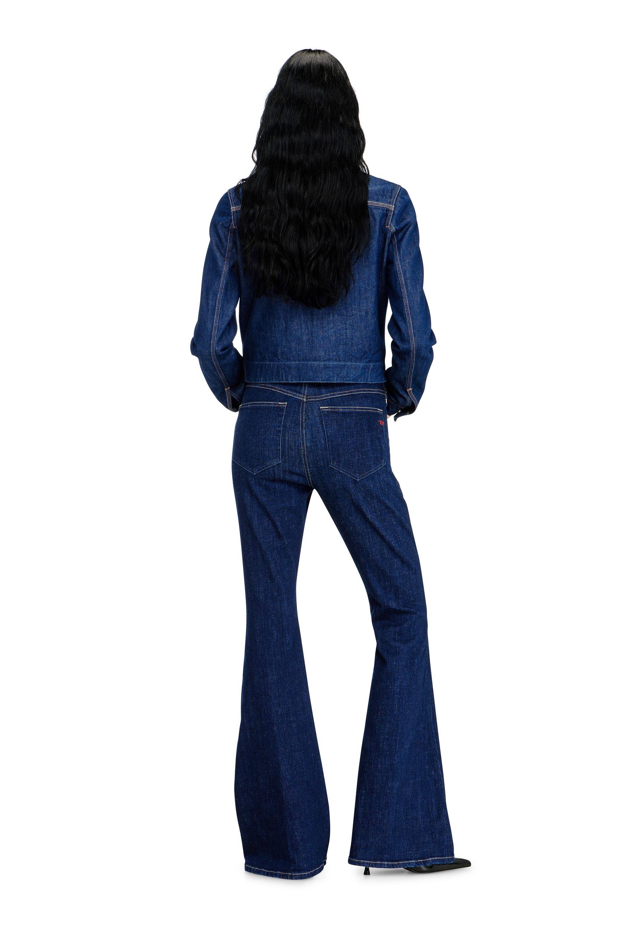 Diesel - Damen Bootcut Jeans 1973 D-Partt 09Q03, Dunkelblau - 3