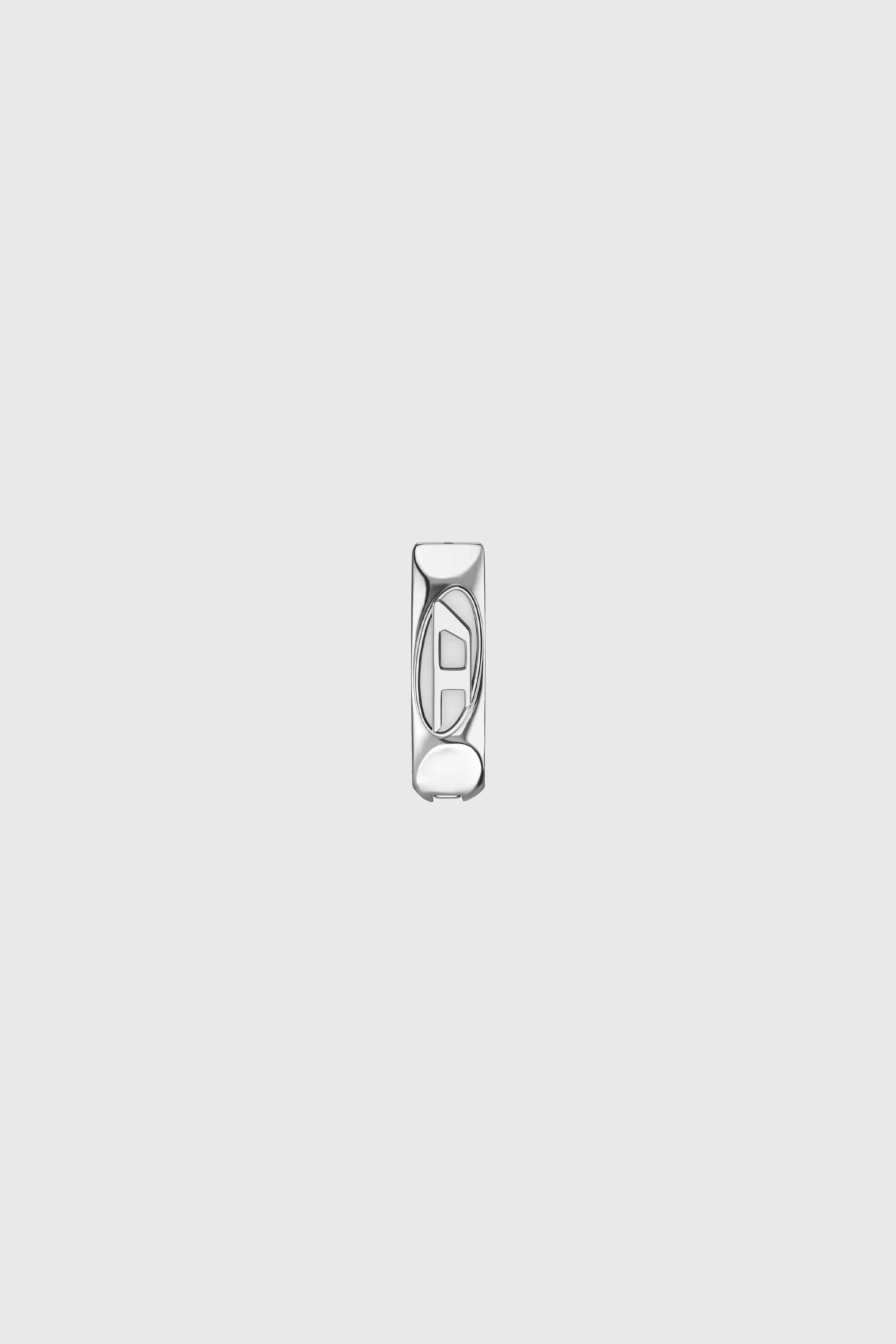 Diesel - DX1692040 JEWELLERY, Unisex Einzelner Creolen-Ohrring aus Edelstahl in Silber - 1