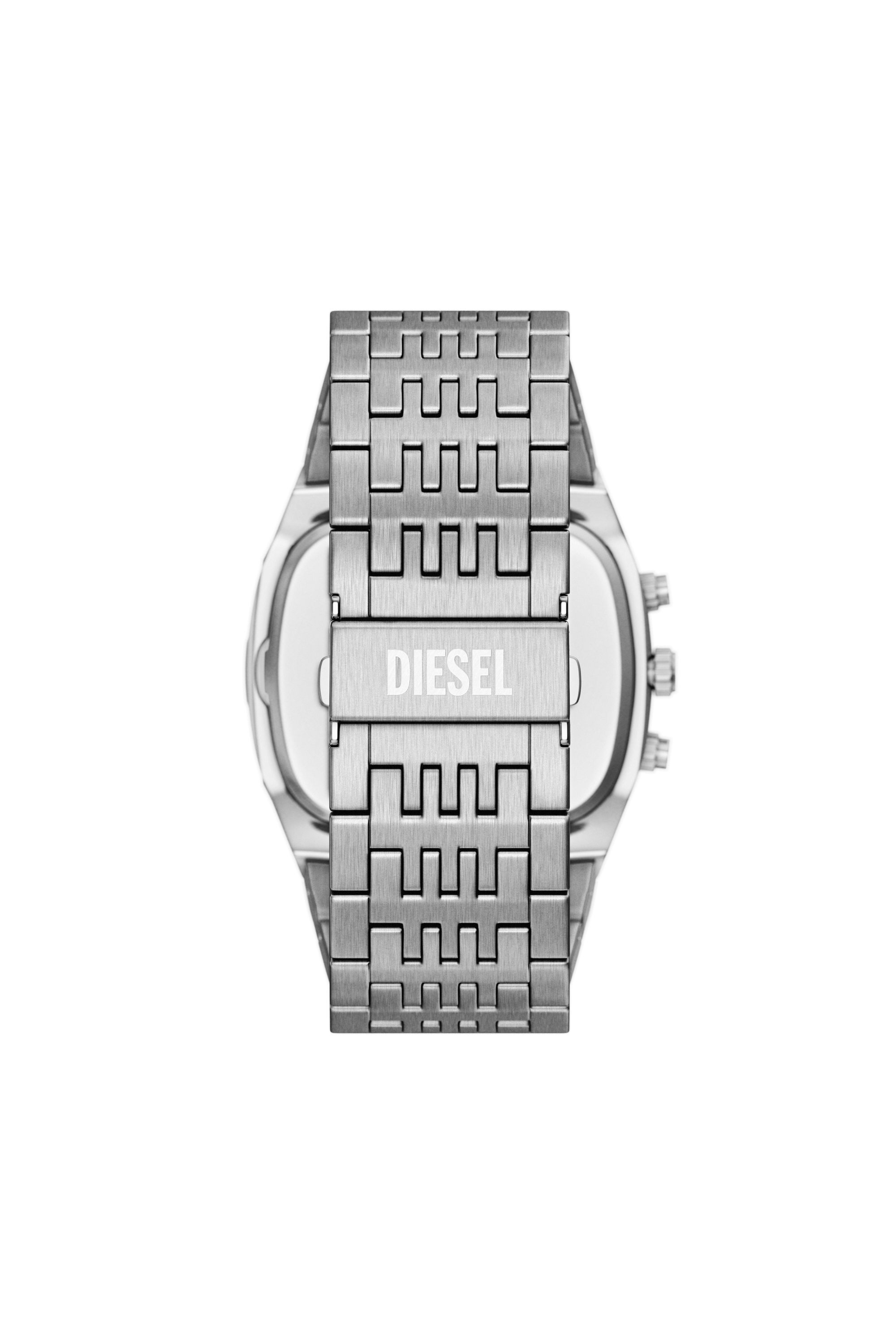 Diesel - DZ4725 WATCH, Herren Spiked Cushion Uhr aus Edelstahl in Silber - 2