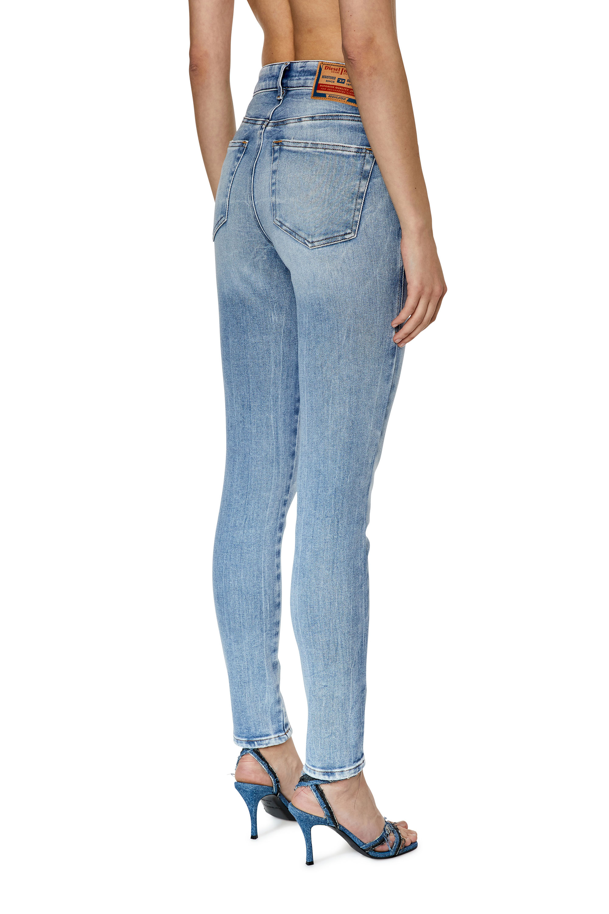 Diesel - Super skinny Jeans 2017 Slandy 09G18, Hellblau - Image 2