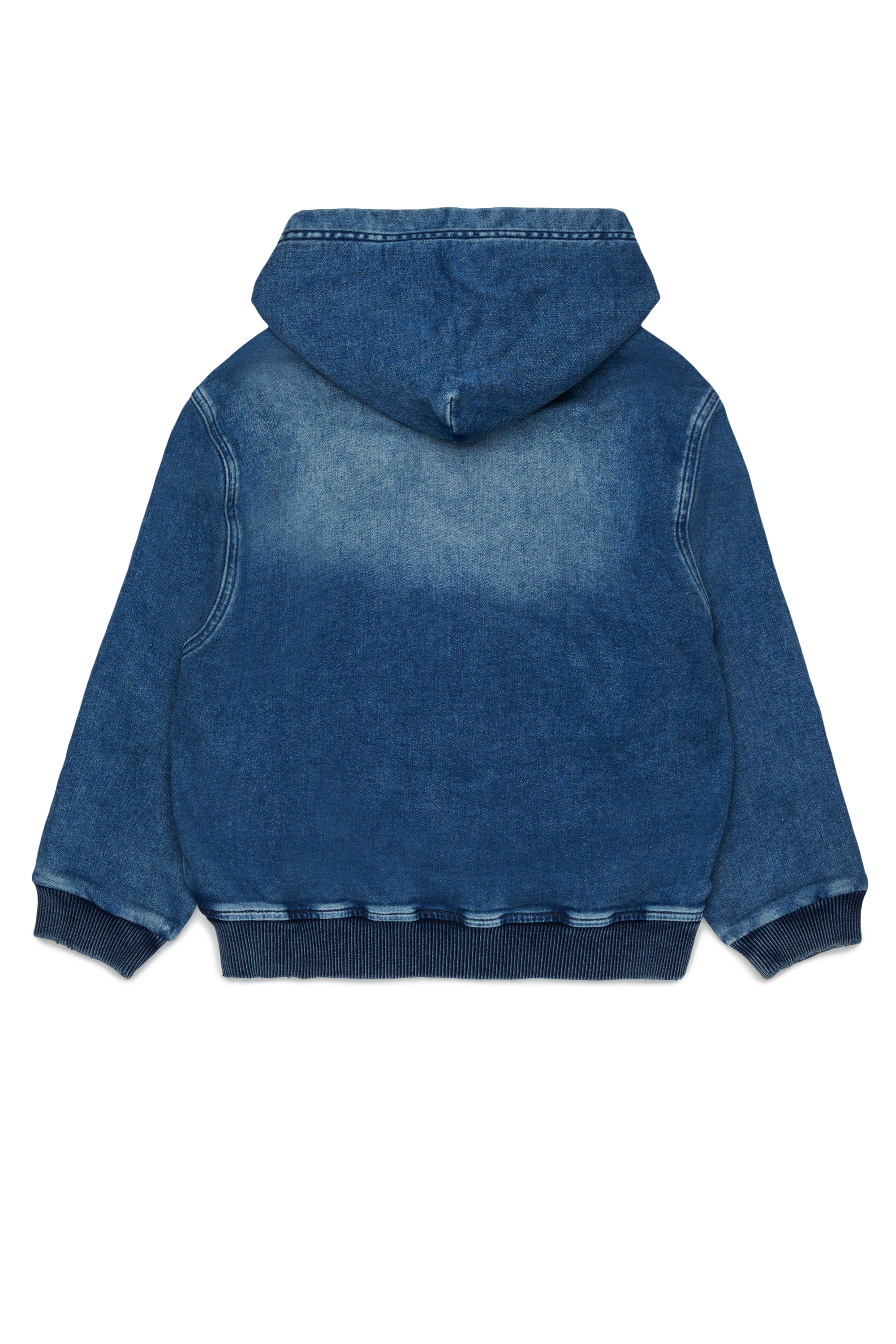 Diesel - STIMM-OVER JJJ, Herren Zip-up-Hoodie aus JoggJeans&reg; in Dunkelblau - 2