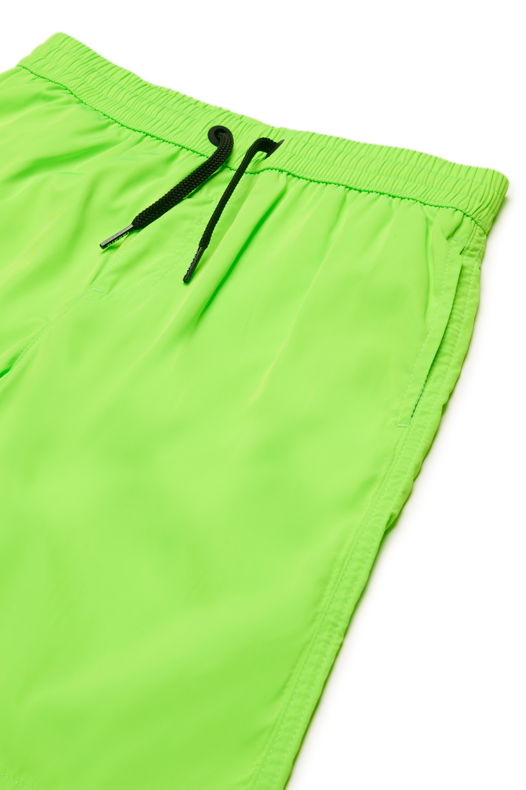 Diesel - MIPRUL, Herren Badeshorts mit farbgleichem Oval D-Logo in Neongrün - 3